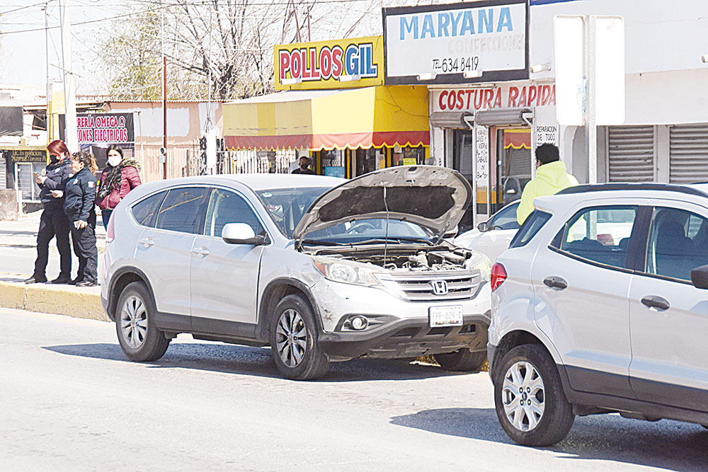 Percance ocurrió en el bulevar Ejército Mexicano