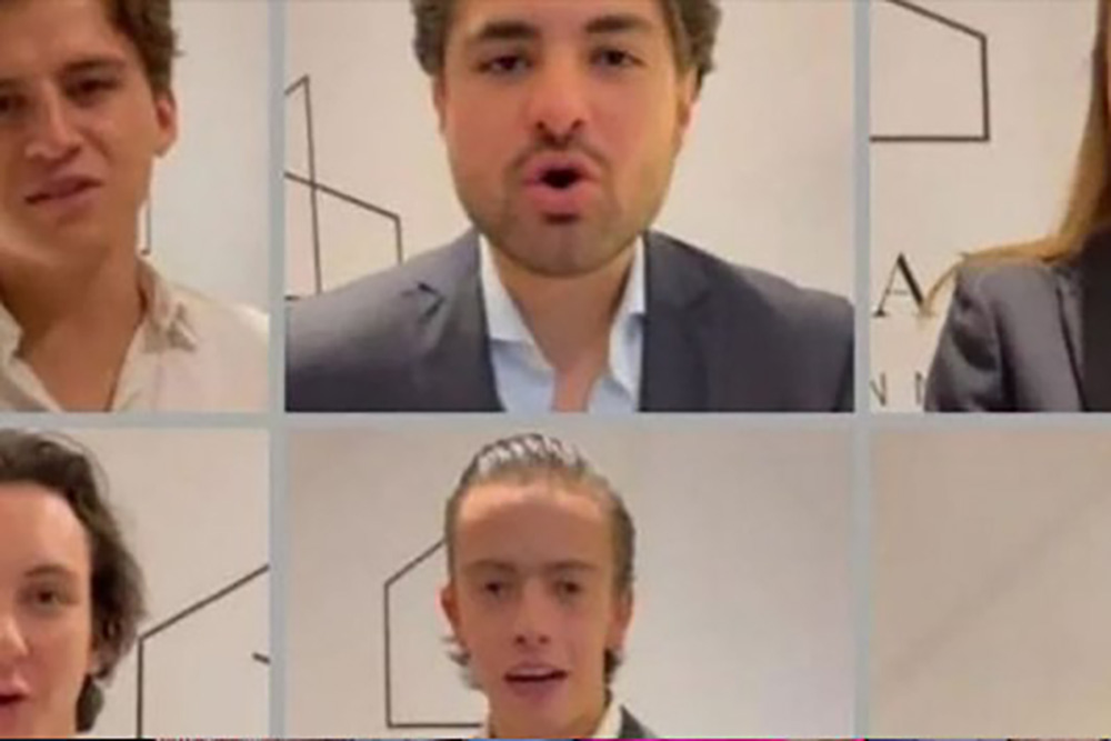 En el video, se puede ver a Alfredo presumir que vendió 1 departamento para la inmobiliaria Cole Capital Growth en dos semanas.