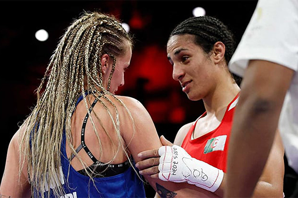 Rival de Imane Khelif le dio un fraterno abrazo - Zócalo