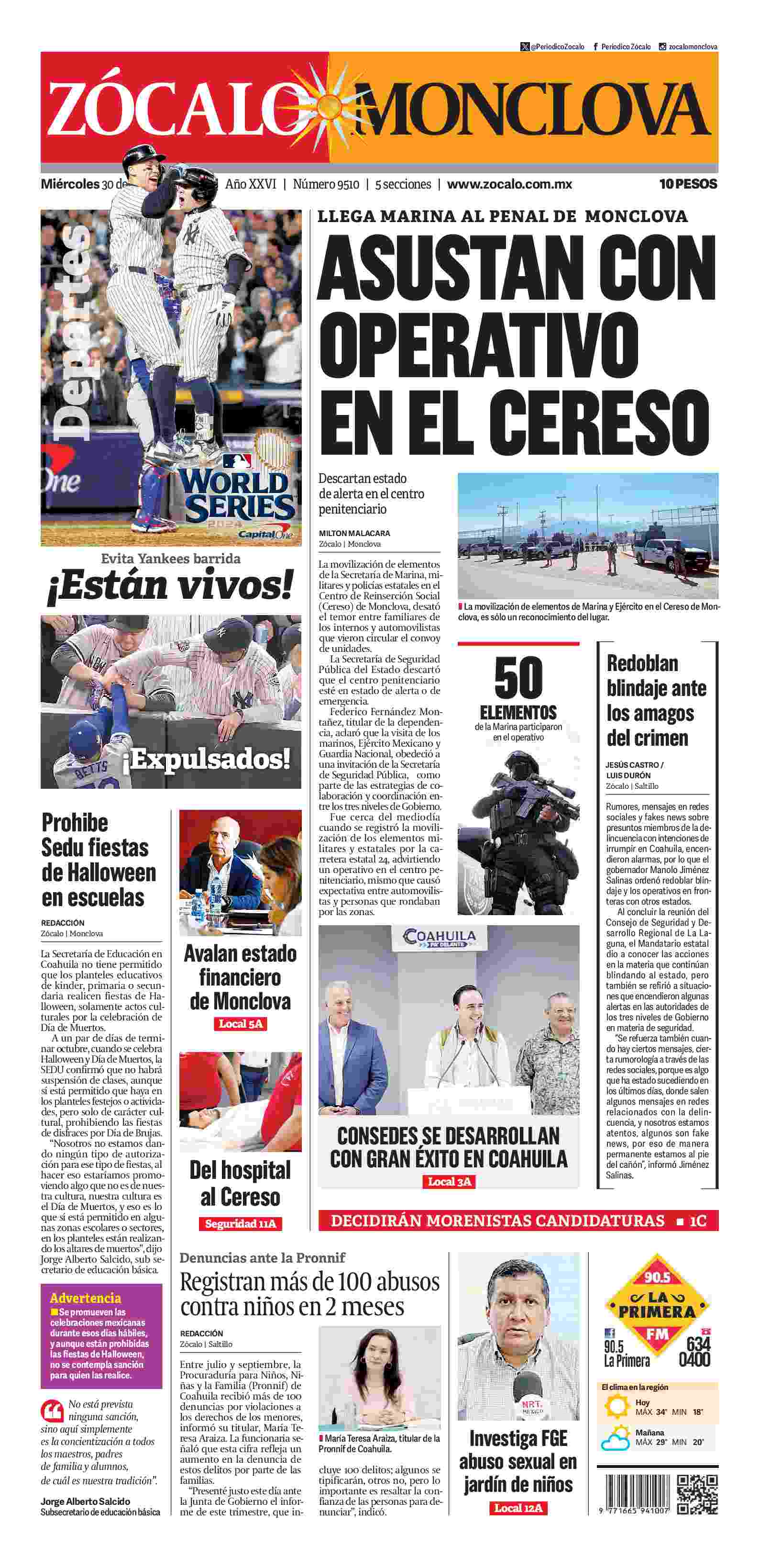 Monclova edición impresa