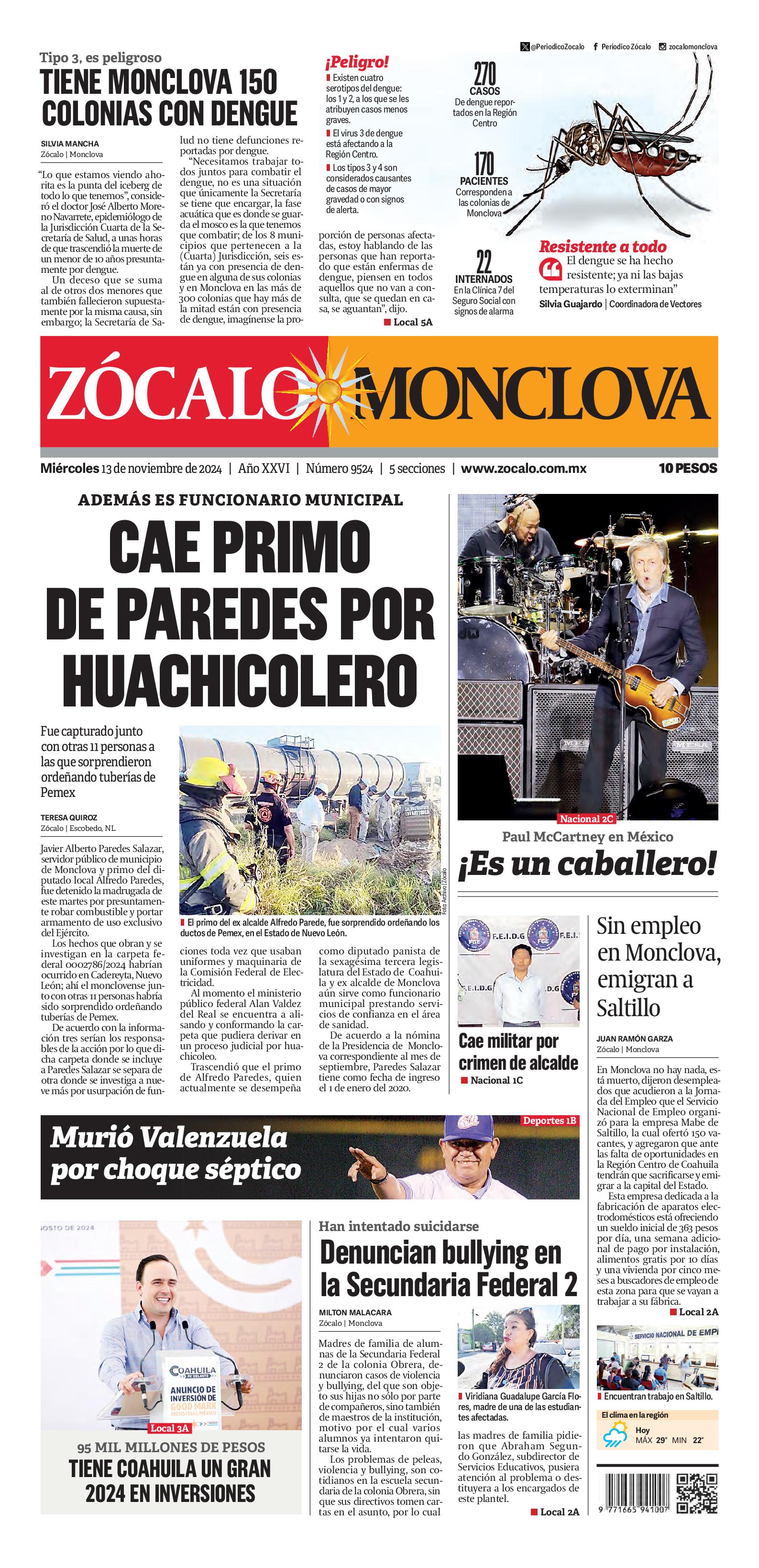 Monclova edición impresa