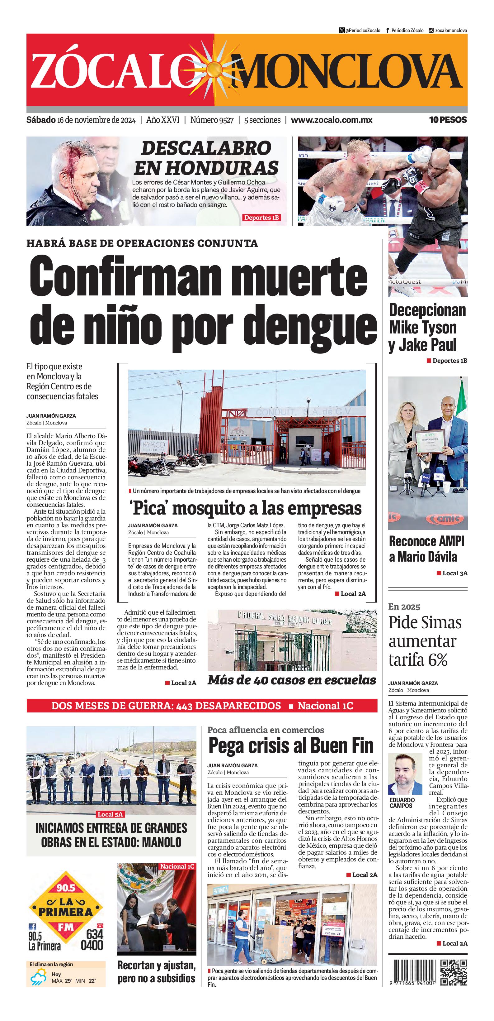 Monclova edición impresa