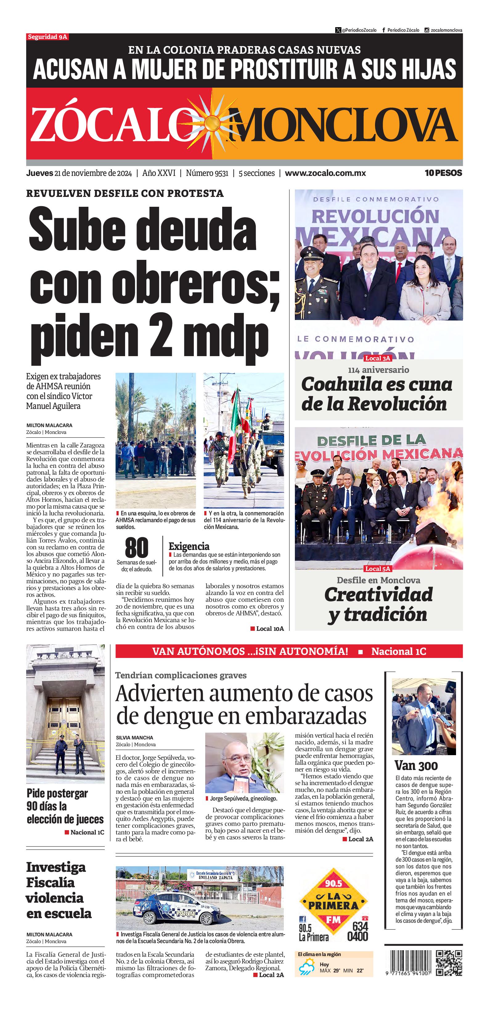 Monclova edición impresa