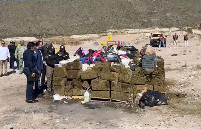 Incineran droga y objetos del delito en Coahuila; destacan 400 kilos de ...
