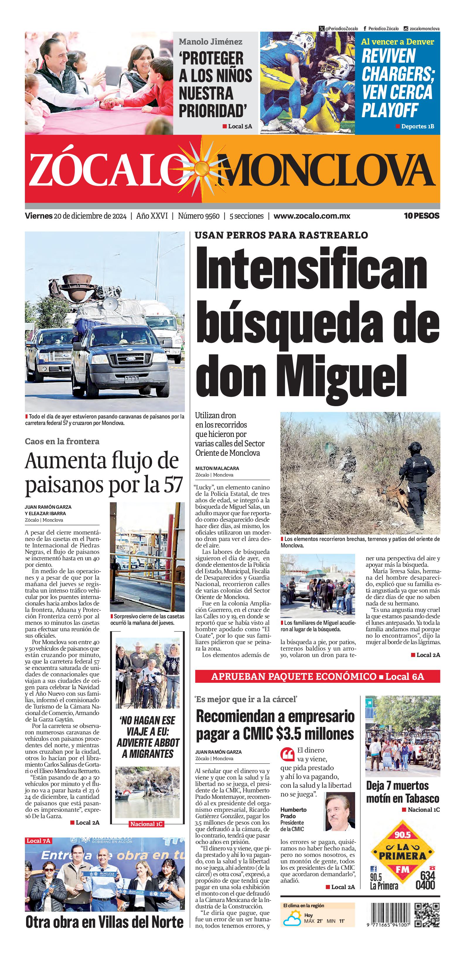 Monclova edición impresa