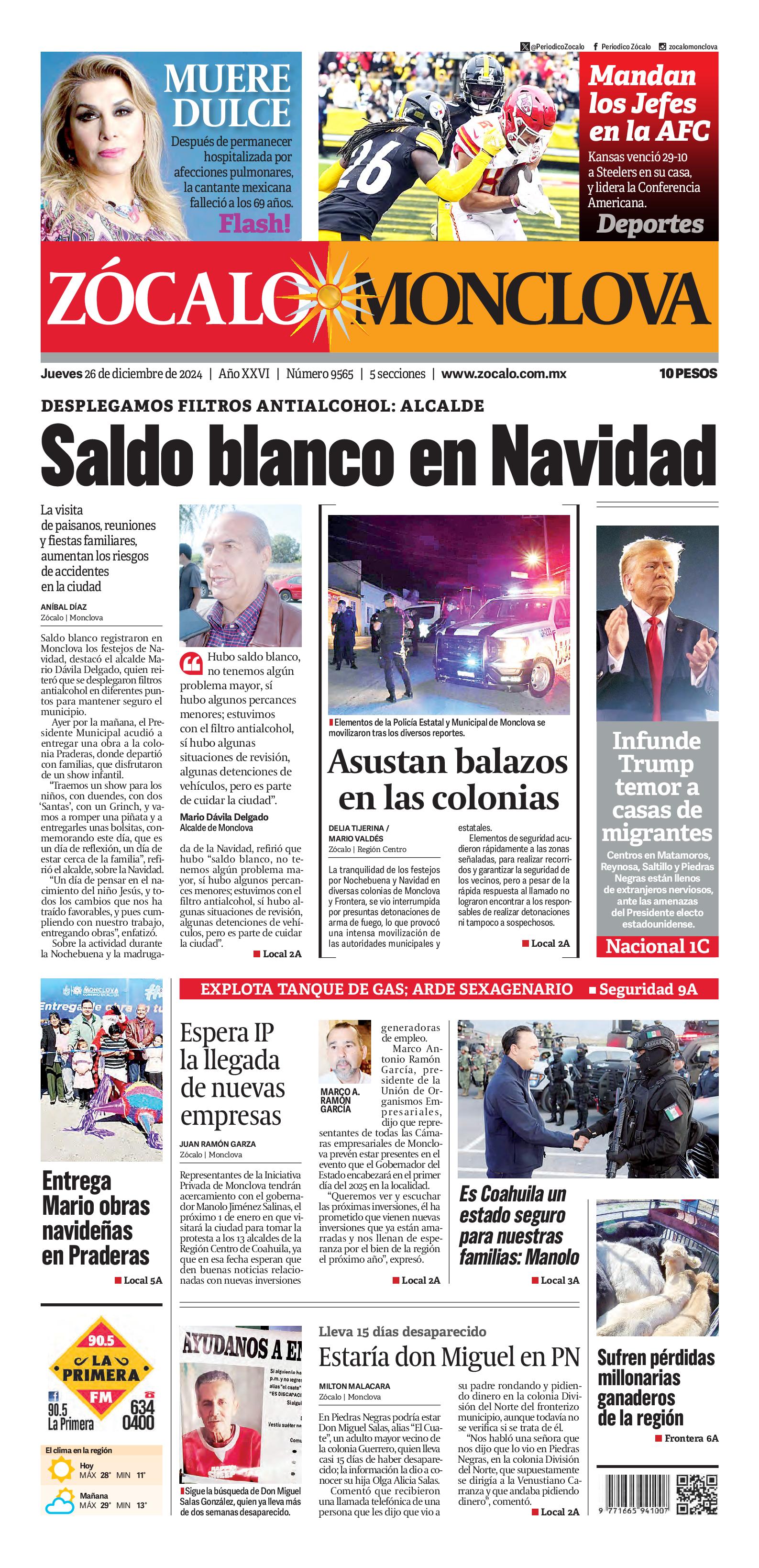 Monclova edición impresa