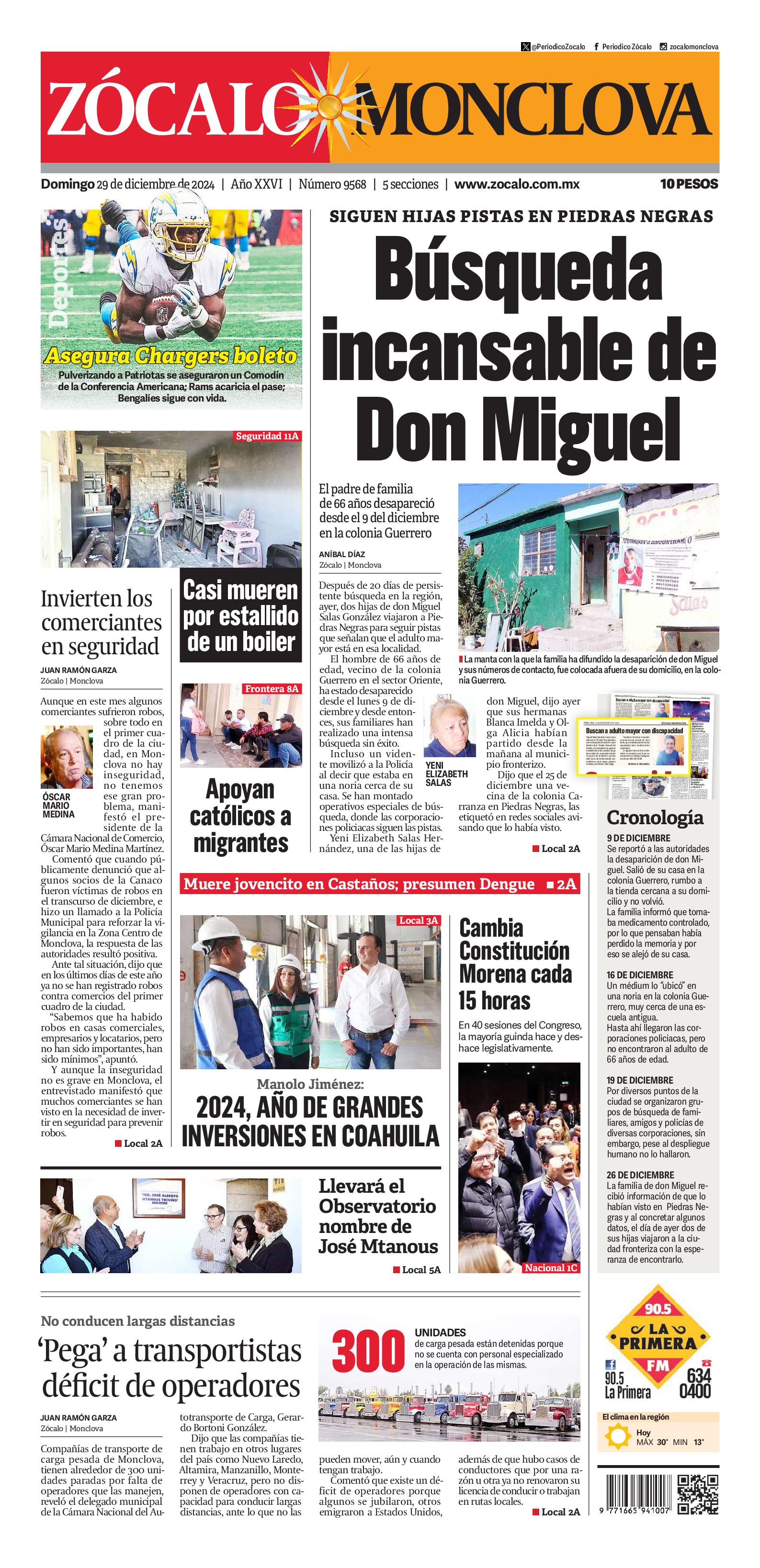 Monclova edición impresa