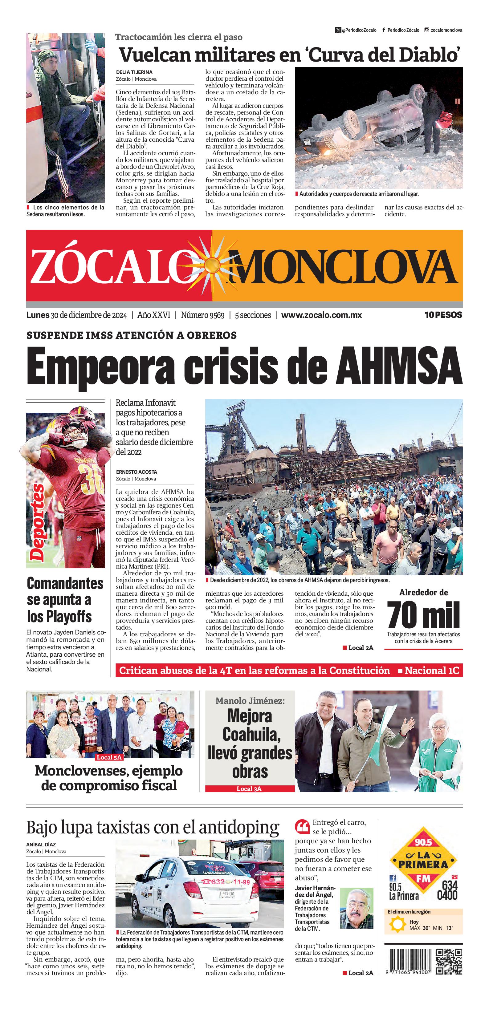 Monclova edición impresa