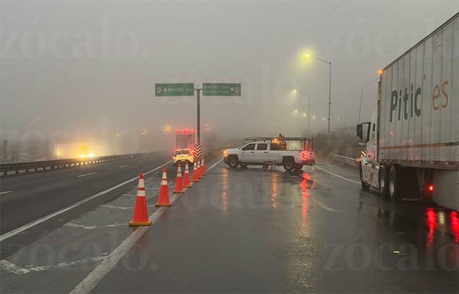 Cierran tramo de la autopista Monterrey-Saltillo por bancos de niebla ...