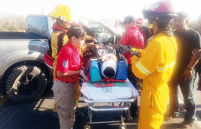 Se ‘nortea’ paisano y provoca carreterazo