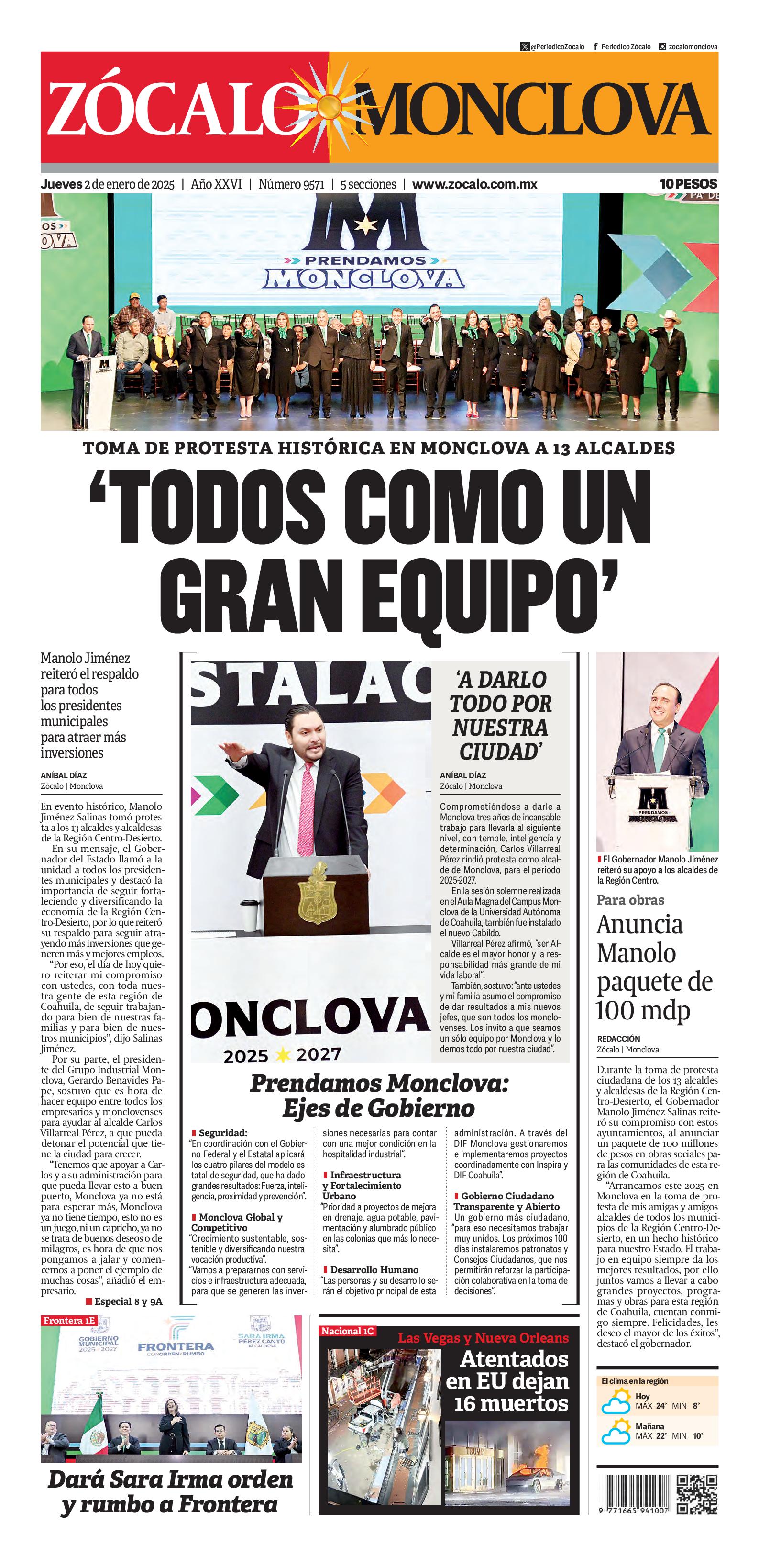 Monclova edición impresa