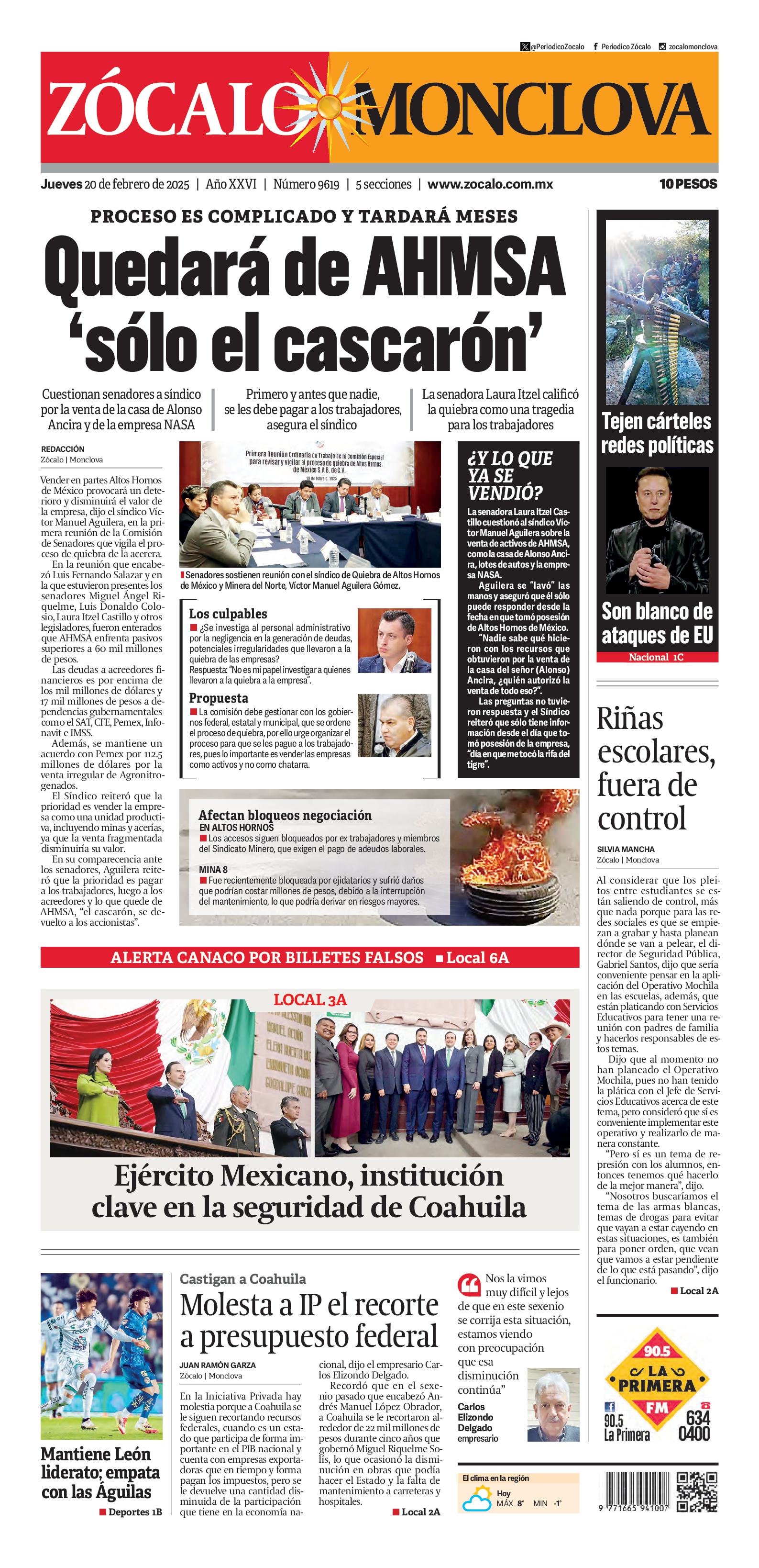 Monclova edición impresa