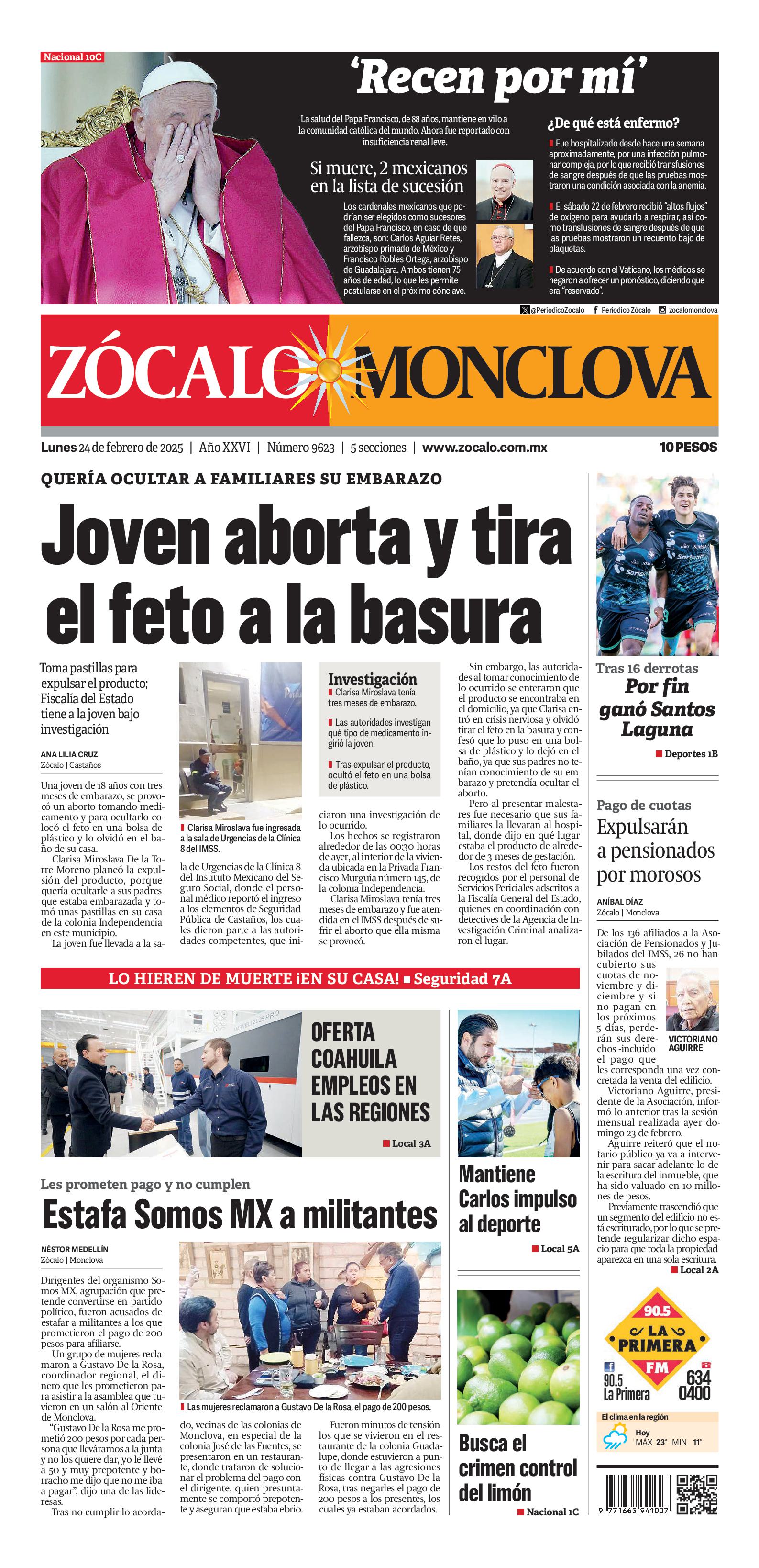 Monclova edición impresa