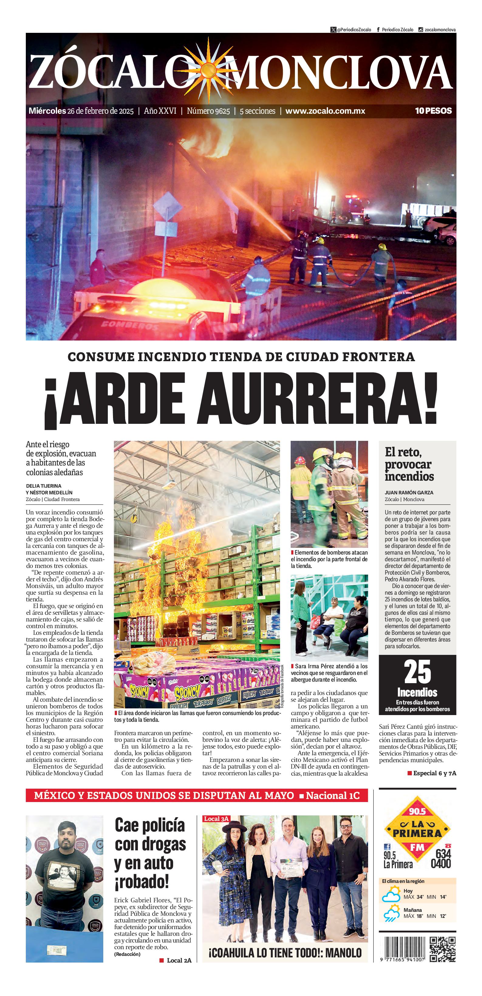 Monclova edición impresa