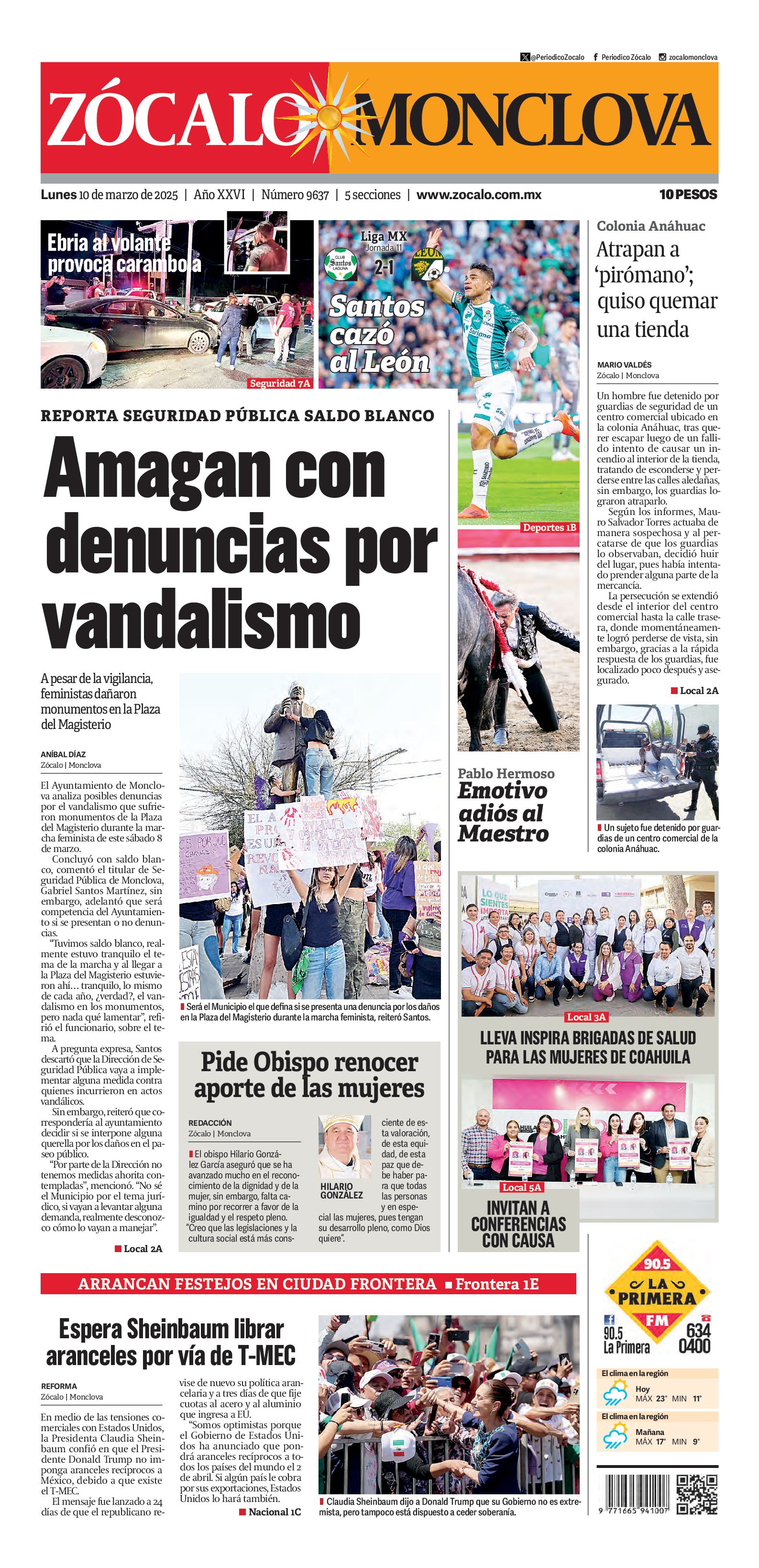 Monclova edición impresa