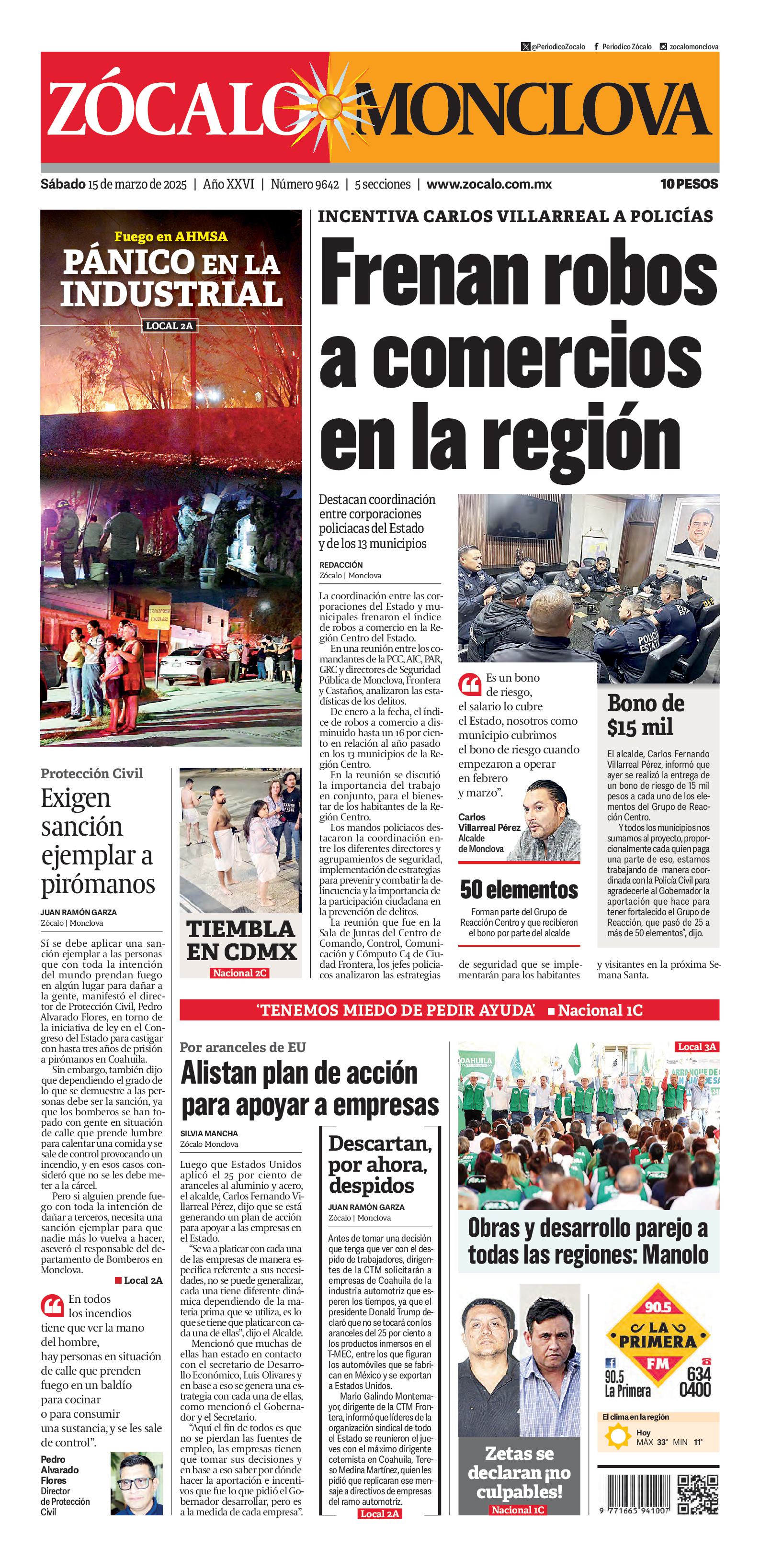 Monclova edición impresa