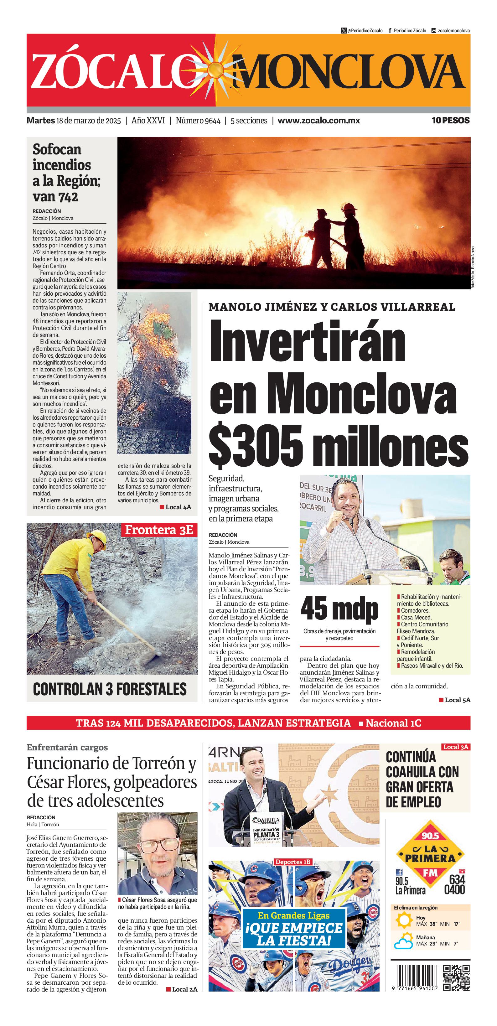 Monclova edición impresa