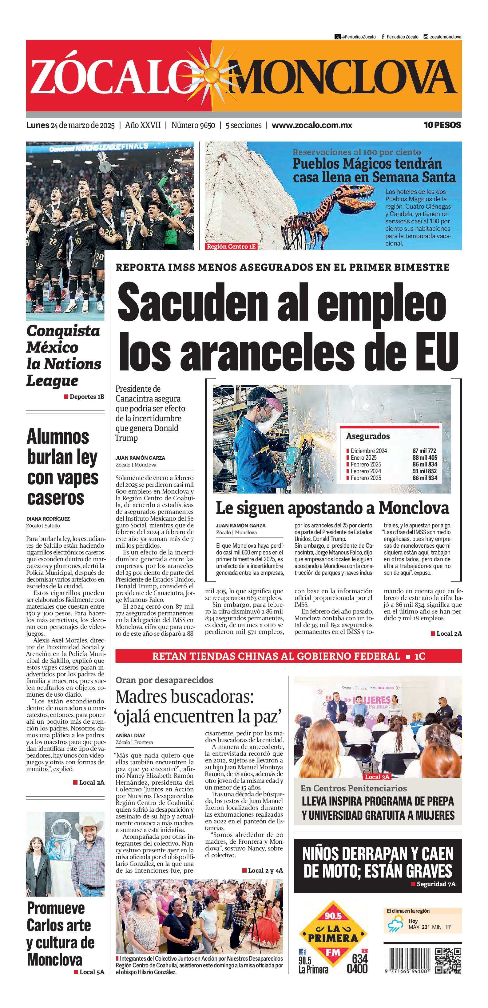 Monclova edición impresa