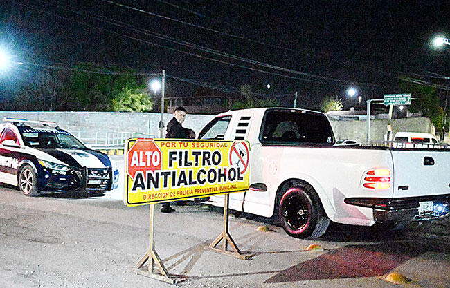 Aseguran a 6 conductores en operativo antialcohol