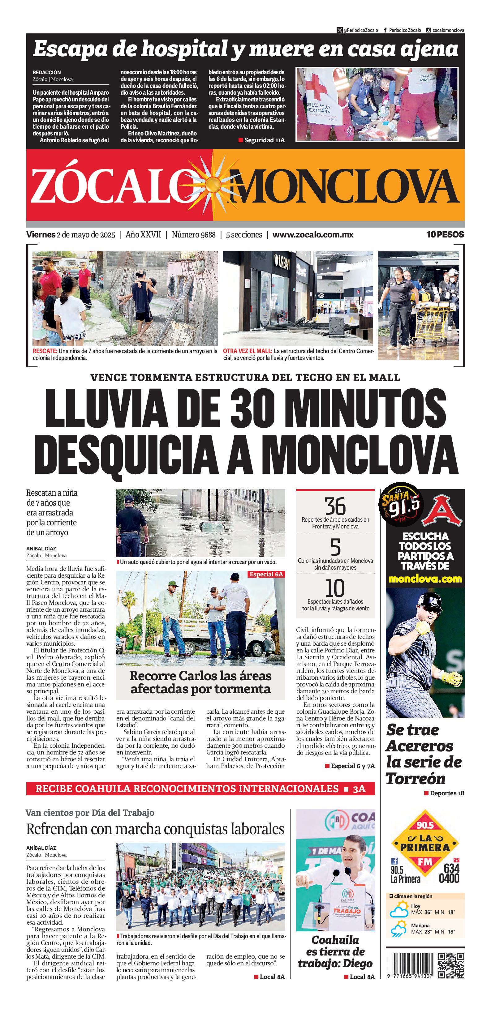 Monclova edición impresa