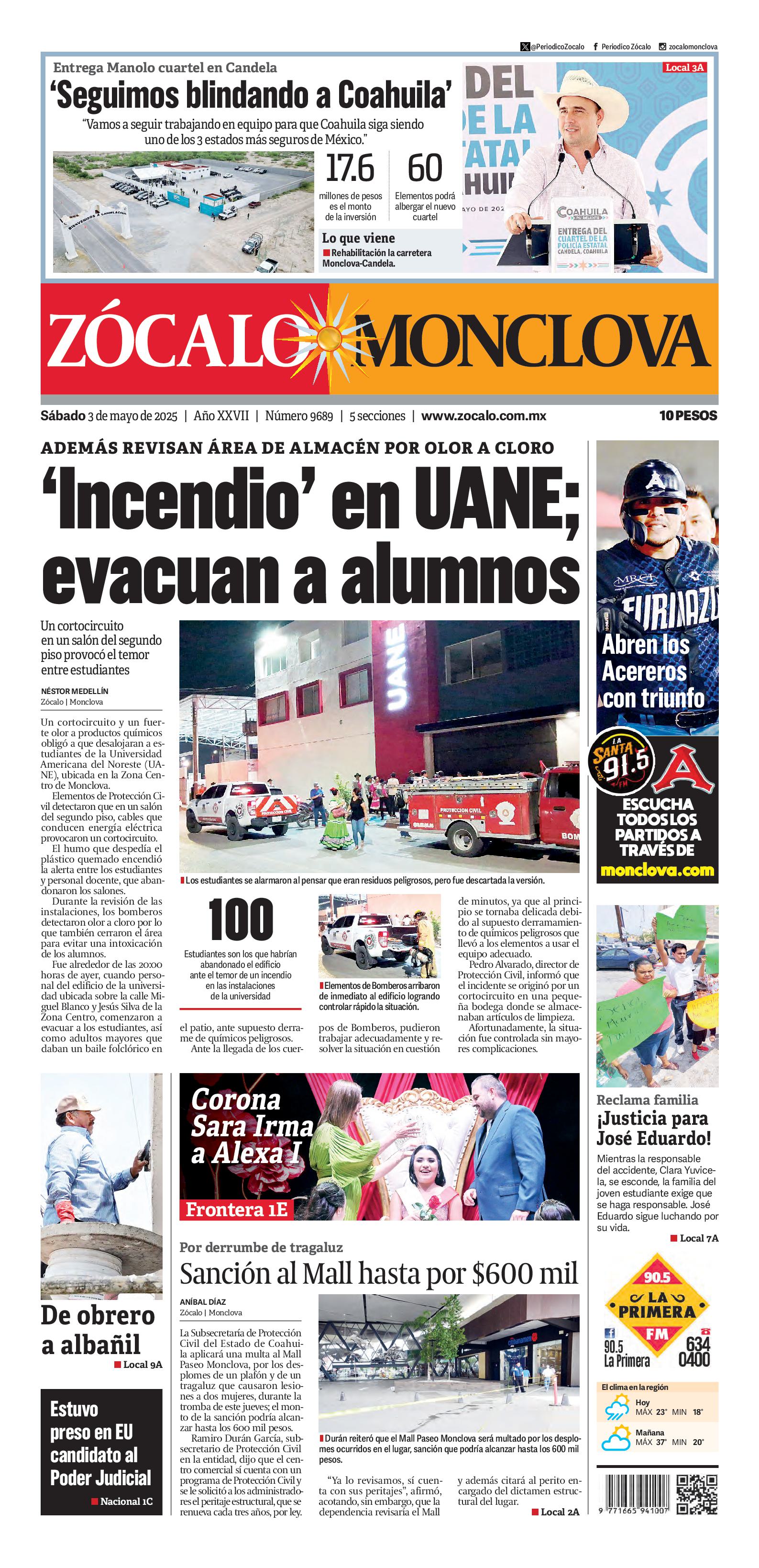 Monclova edición impresa
