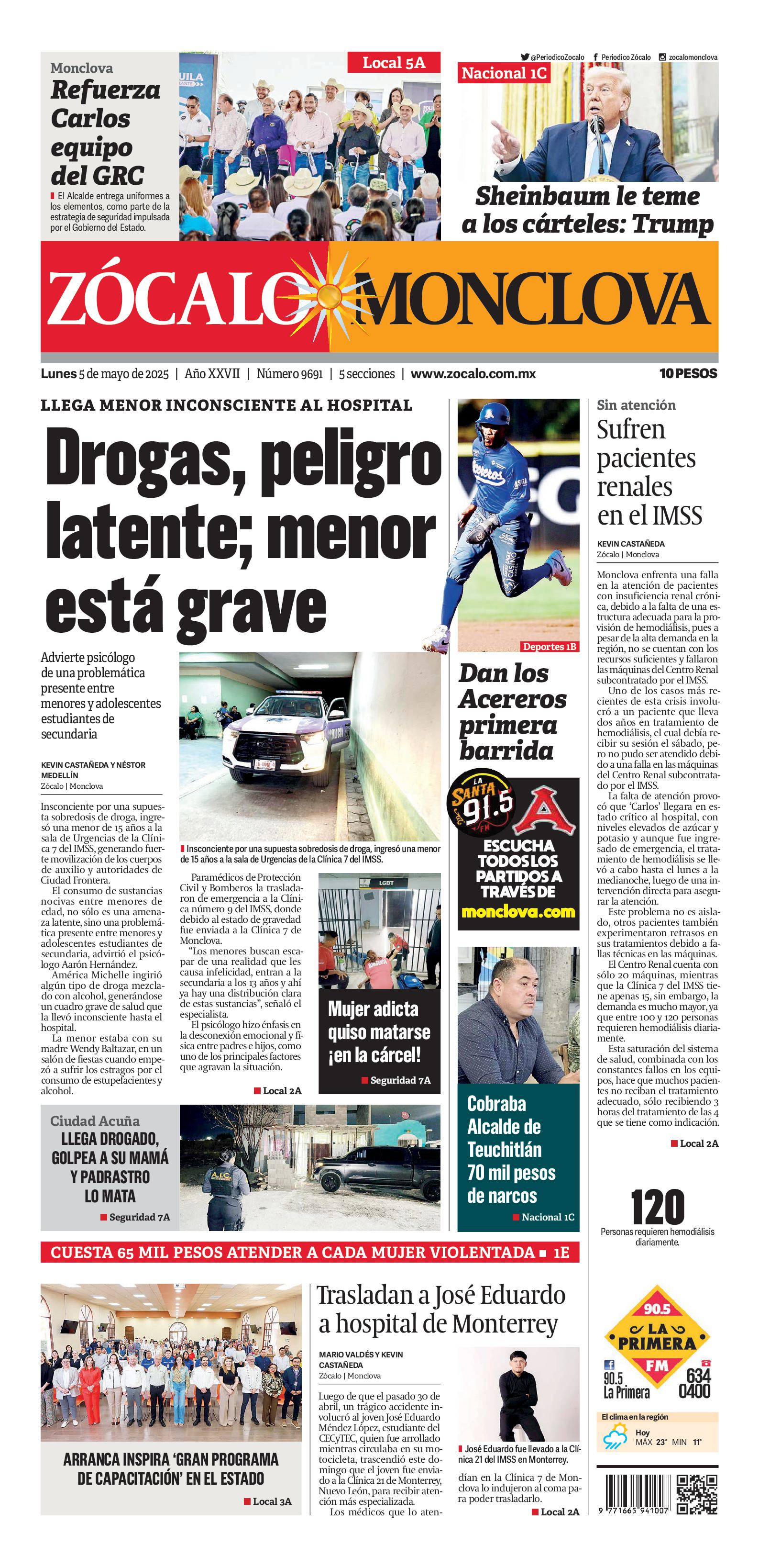 Monclova edición impresa