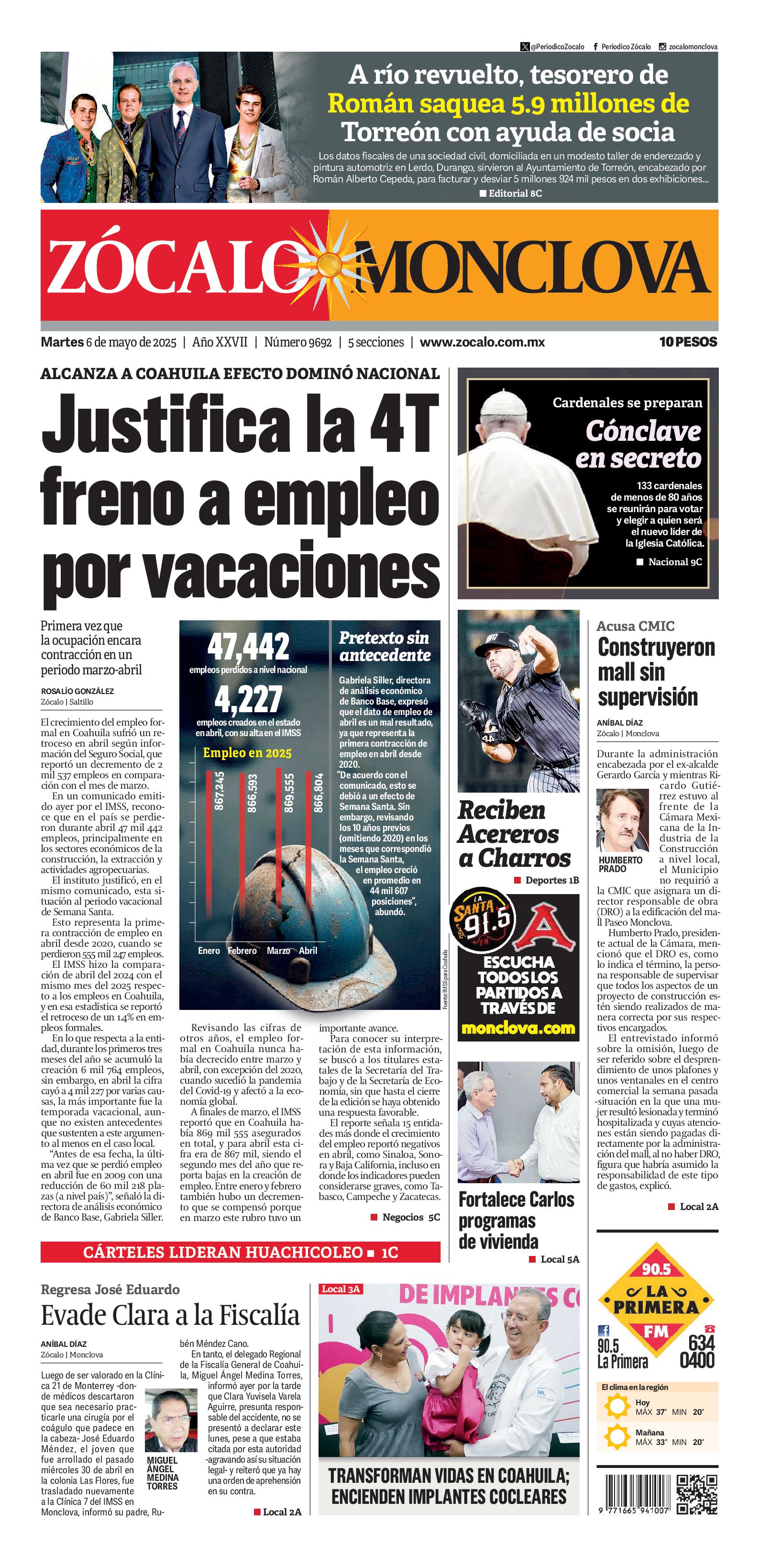Monclova edición impresa