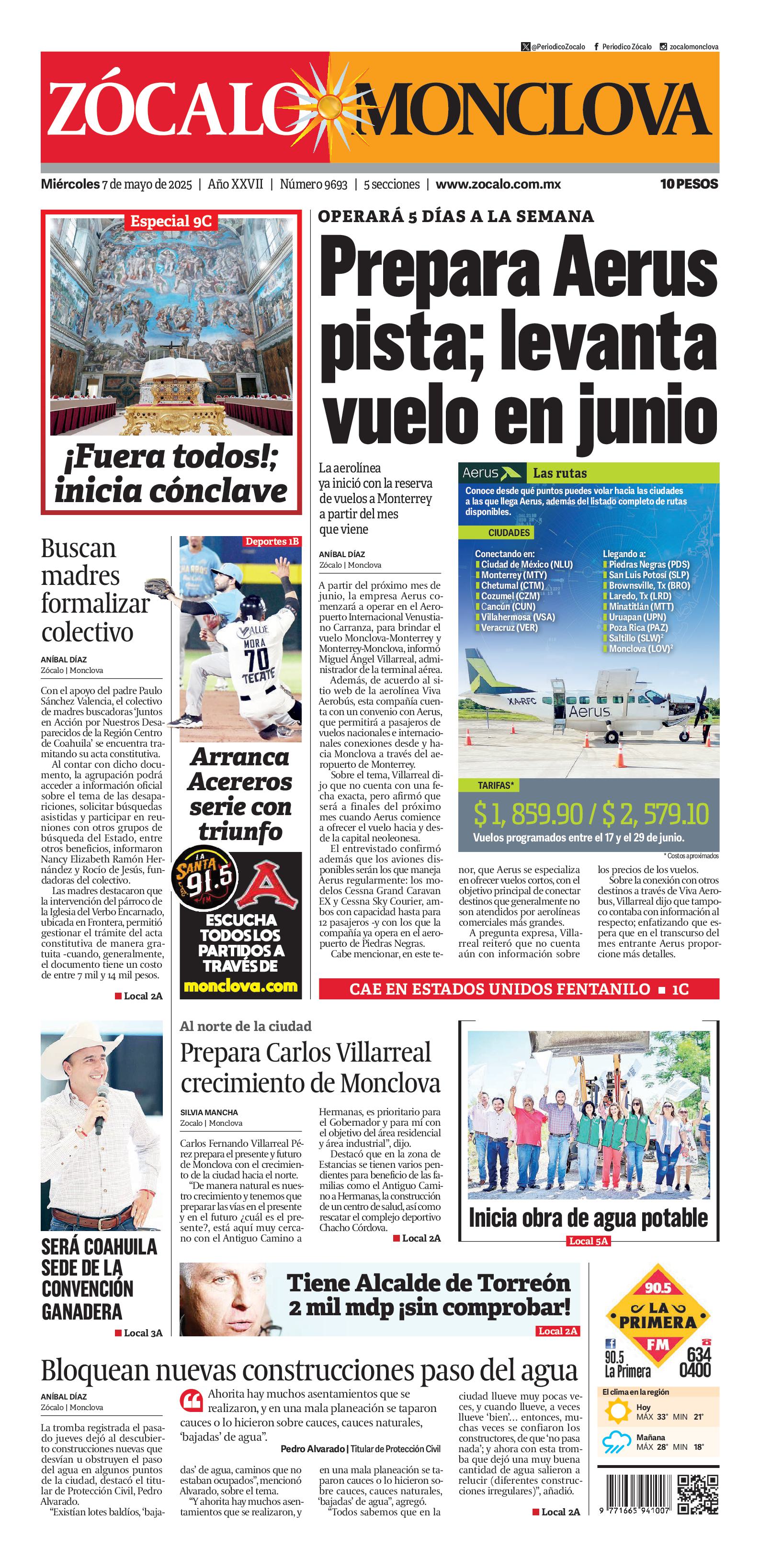 Monclova edición impresa