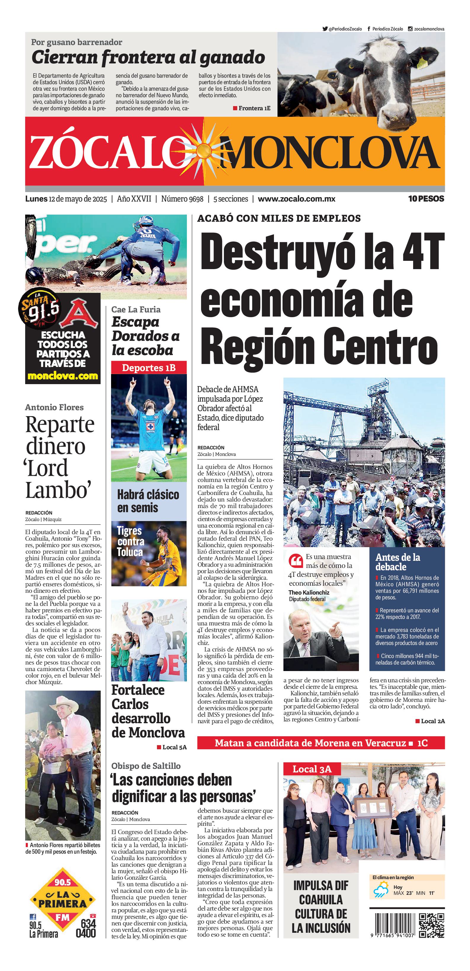 Monclova edición impresa