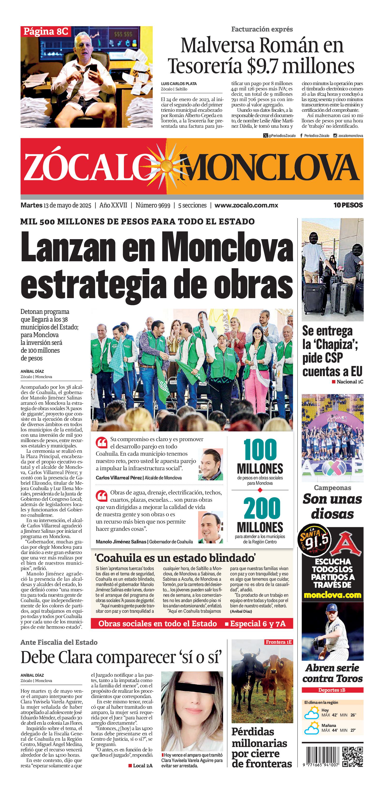 Monclova edición impresa