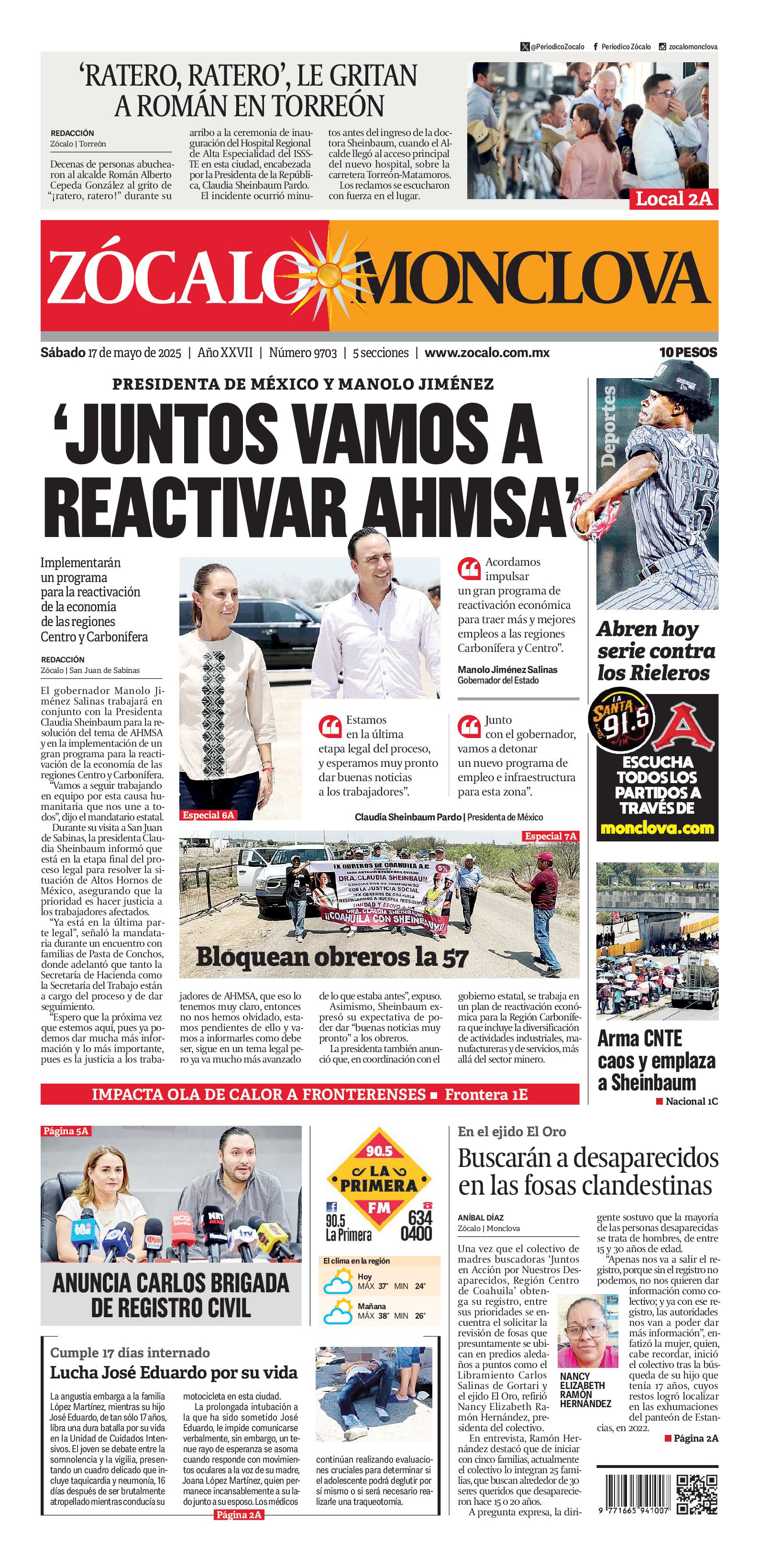 Monclova edición impresa
