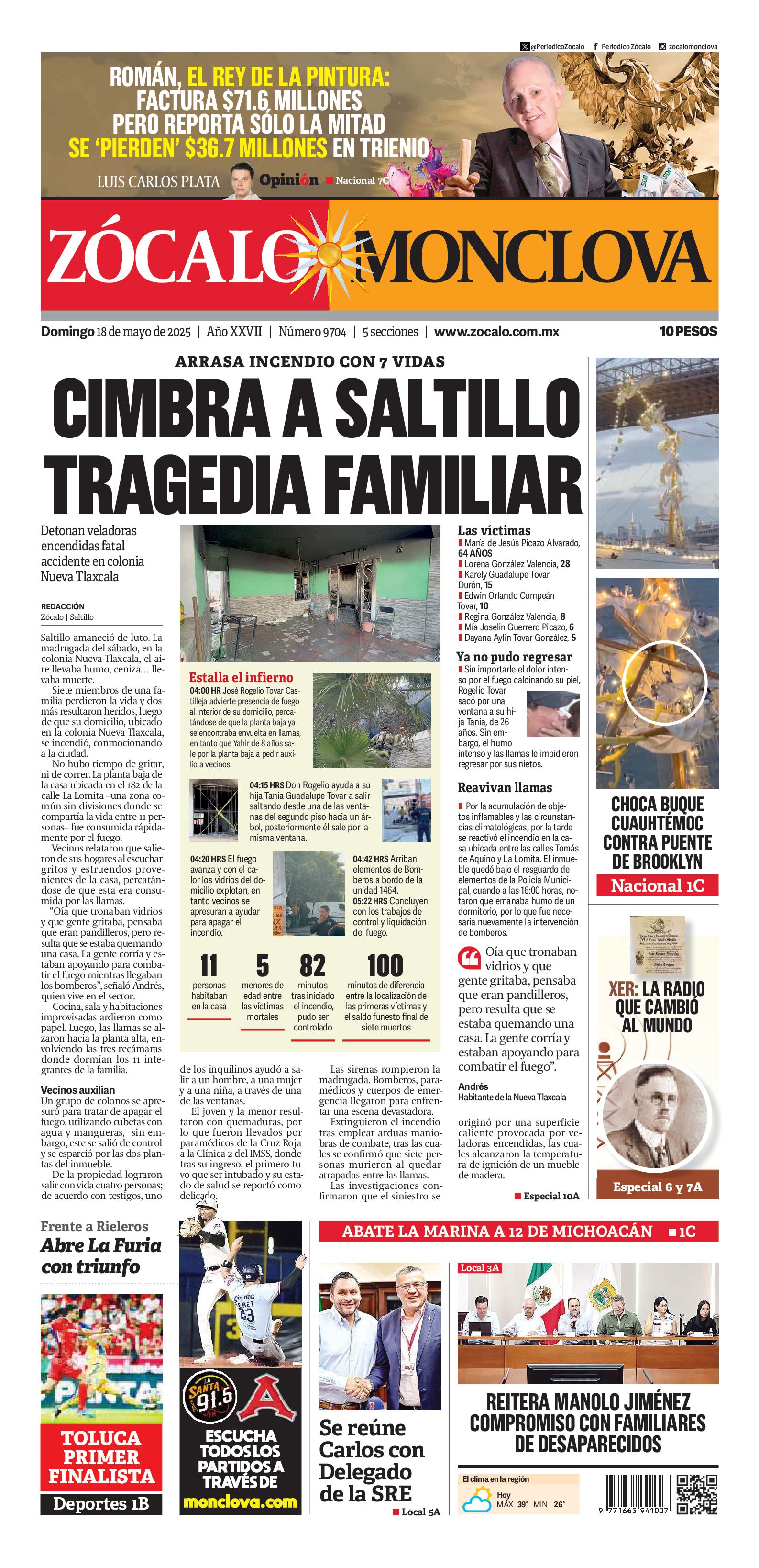 Monclova edición impresa