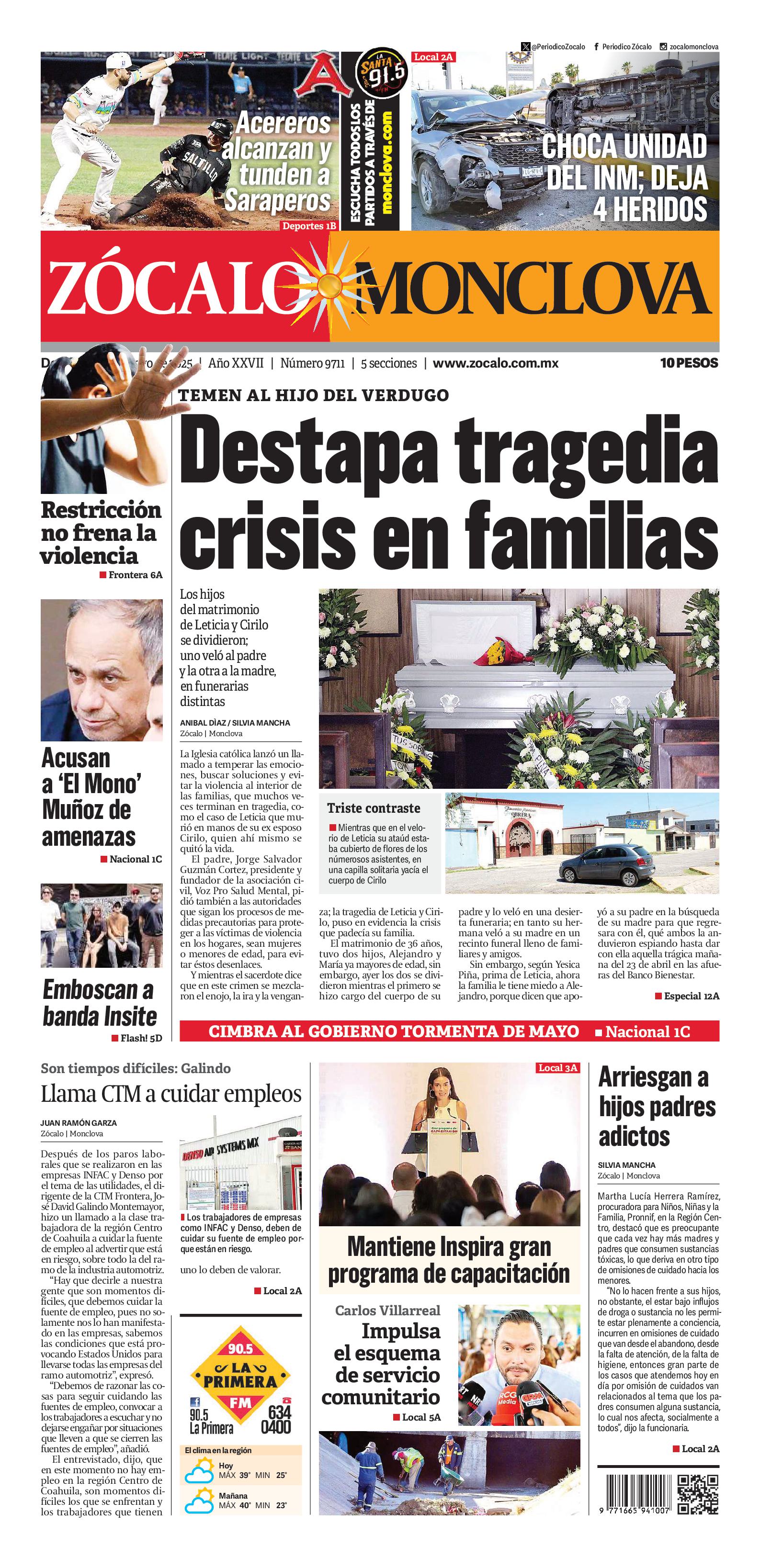 Monclova edición impresa