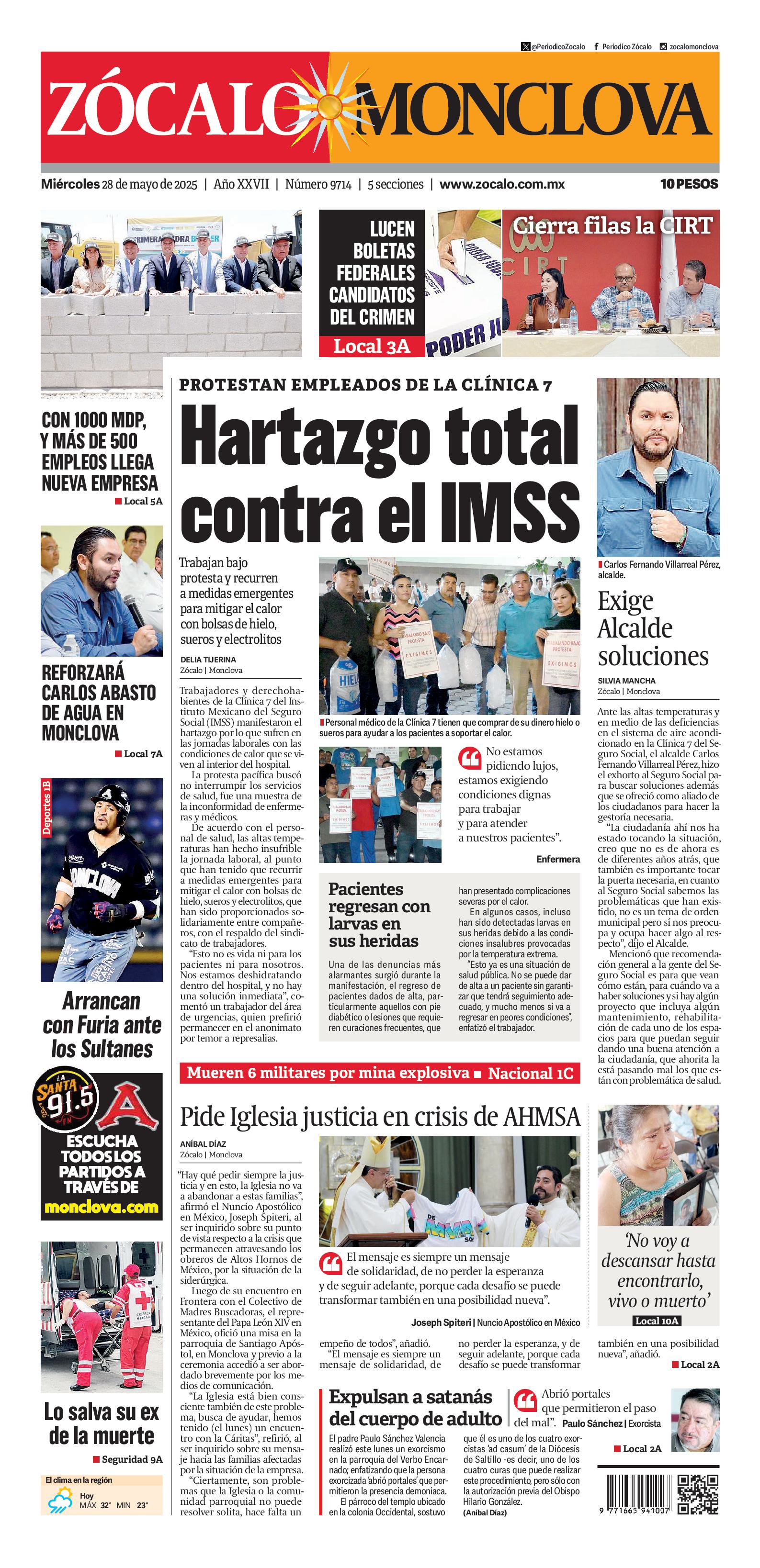 Monclova edición impresa