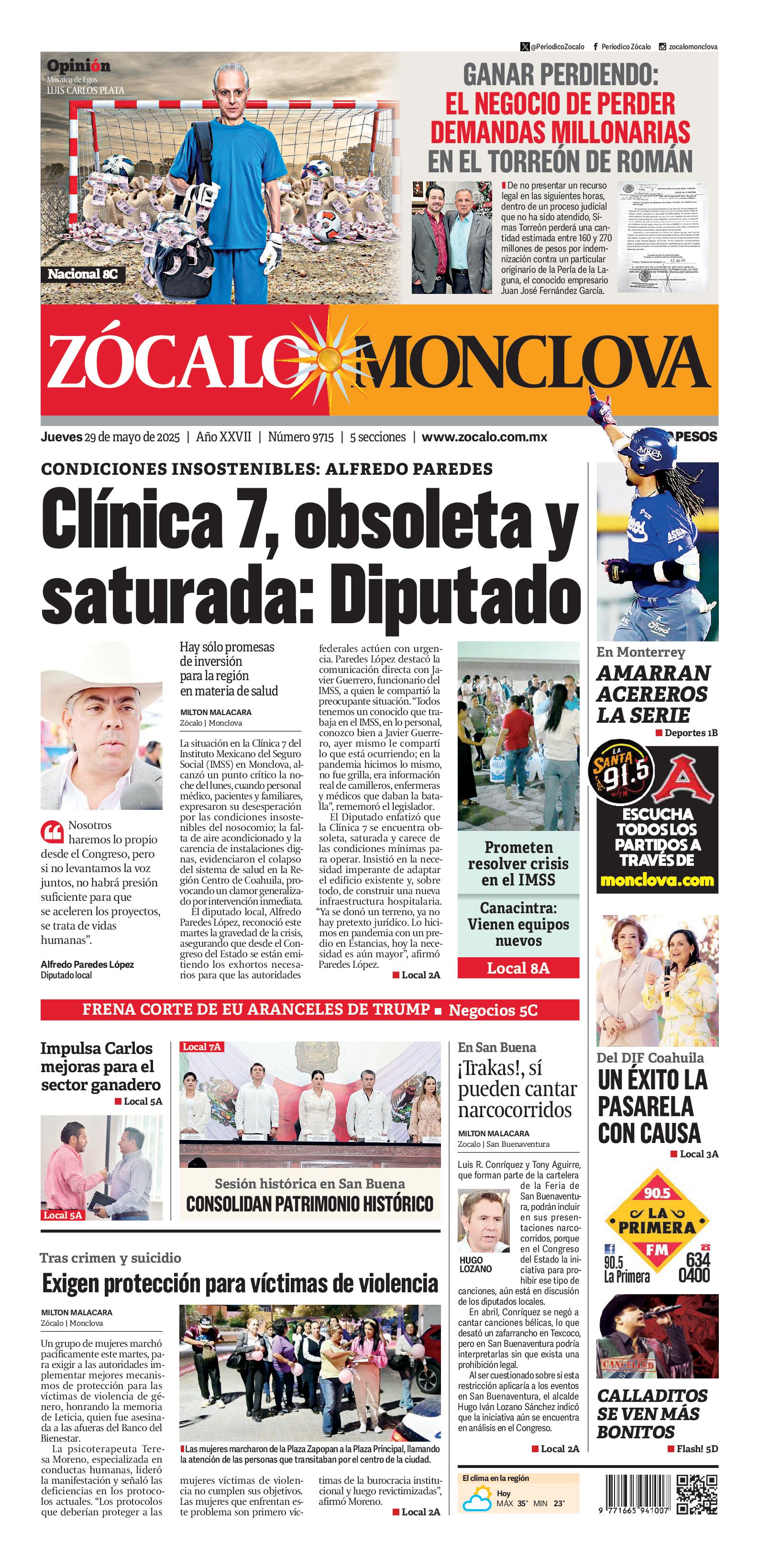 Monclova edición impresa