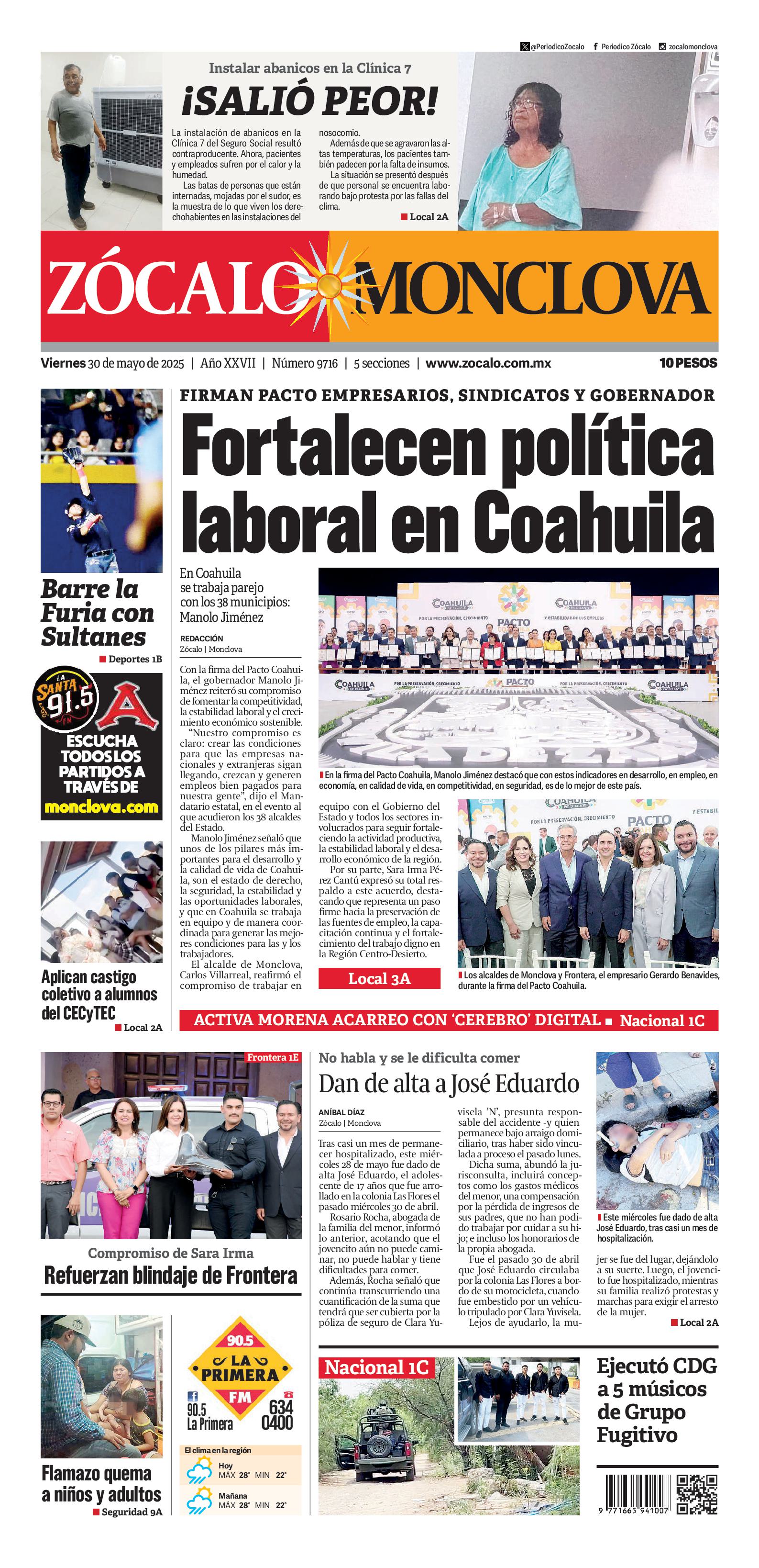 Monclova edición impresa