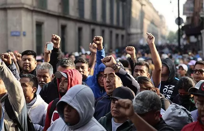 Ayer bloquearon varios puntos de la Ciudad de México e impidieron el acceso a la conferencia mañanera.
