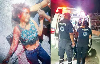 Agreden a botellazos a la víctima; un hombre fue herido con arma blanca.