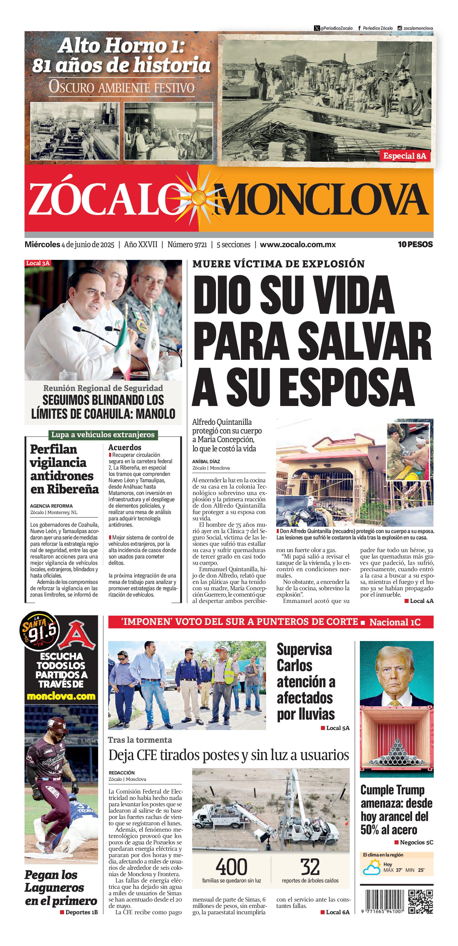Monclova edición impresa