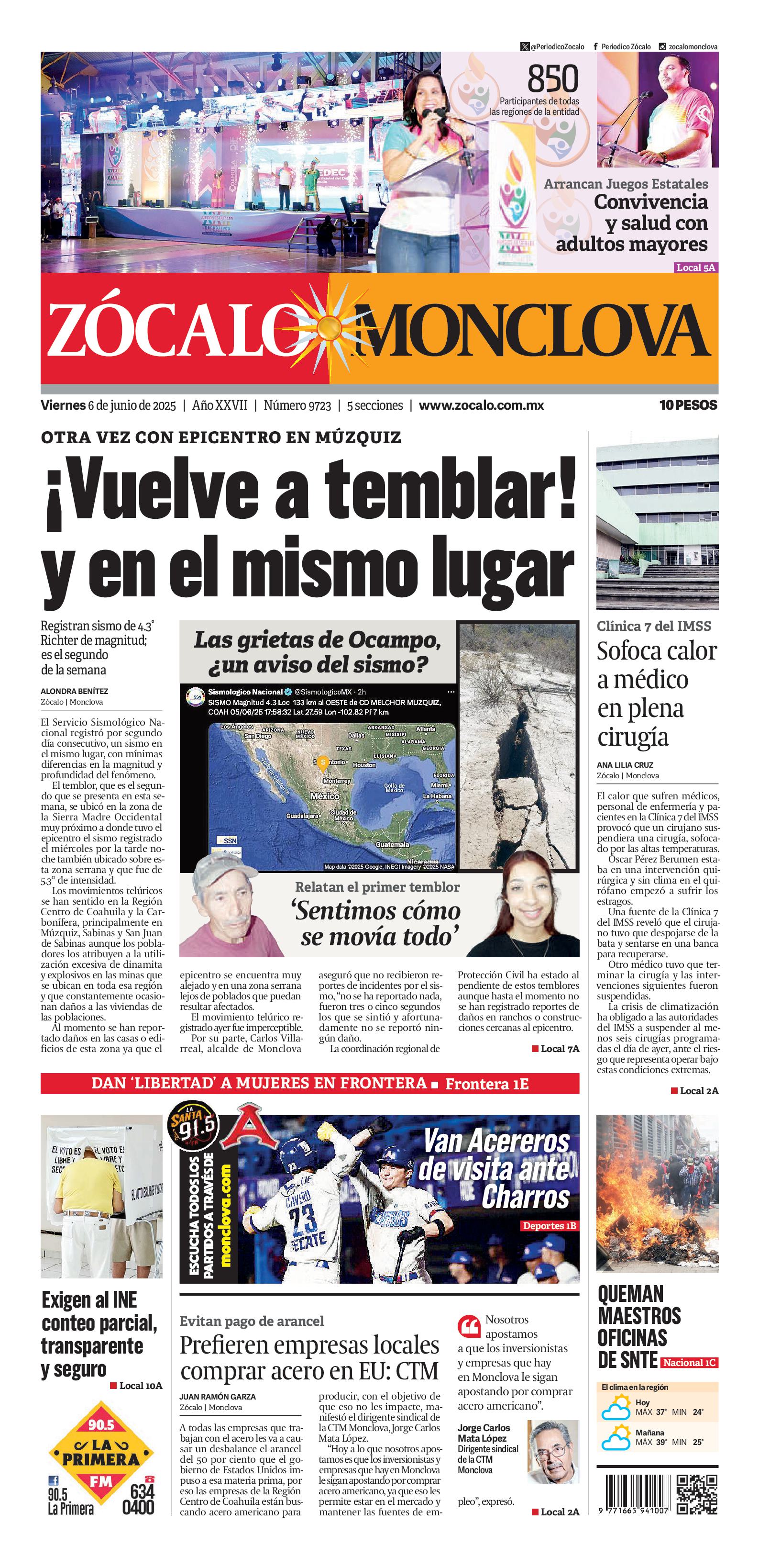 Monclova edición impresa