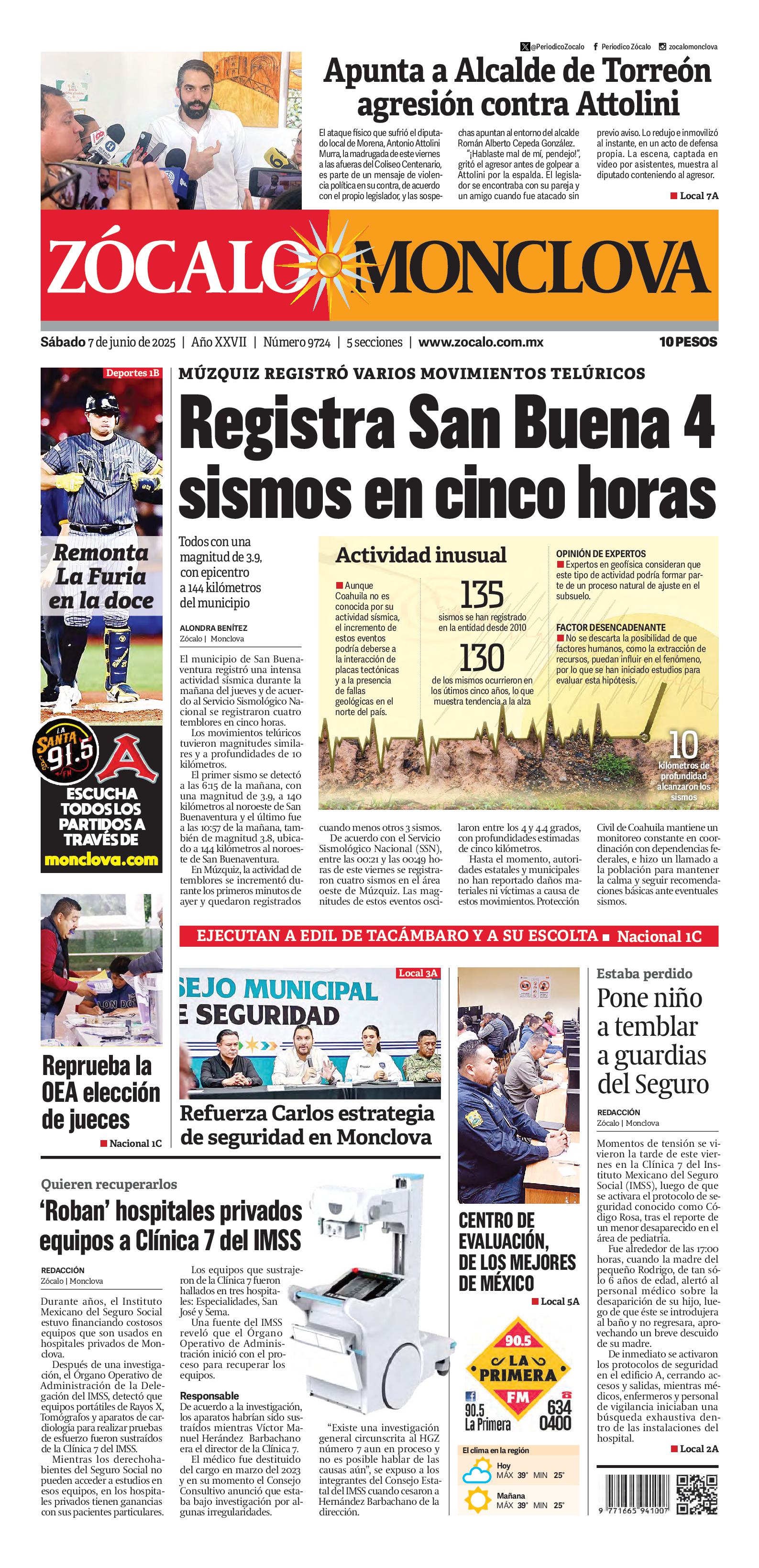 Monclova edición impresa