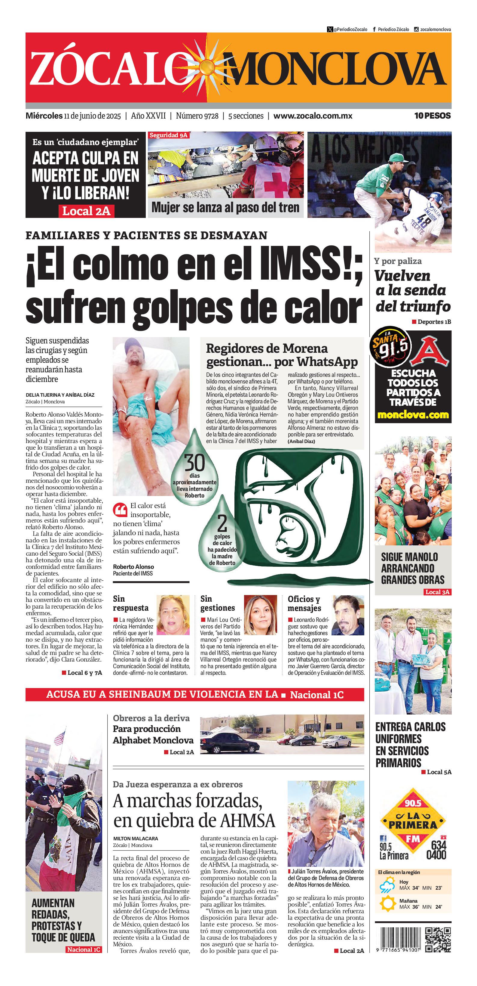 Monclova edición impresa