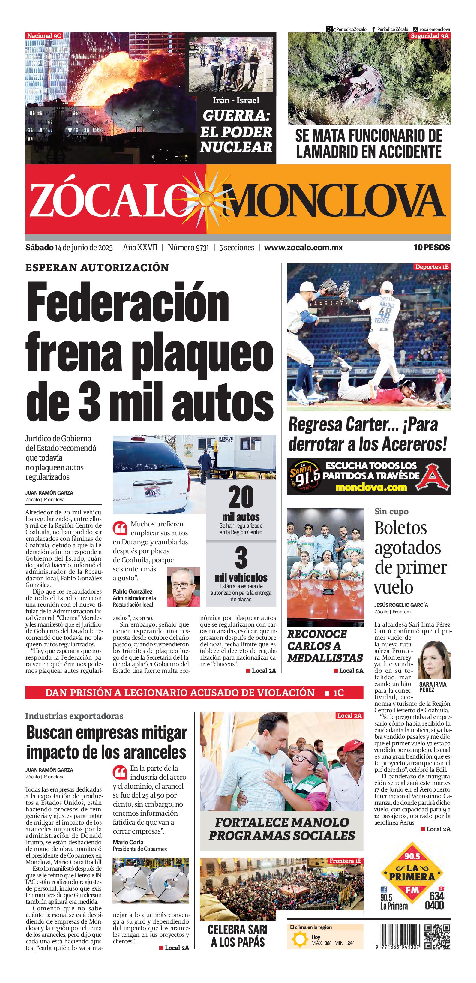 Monclova edición impresa