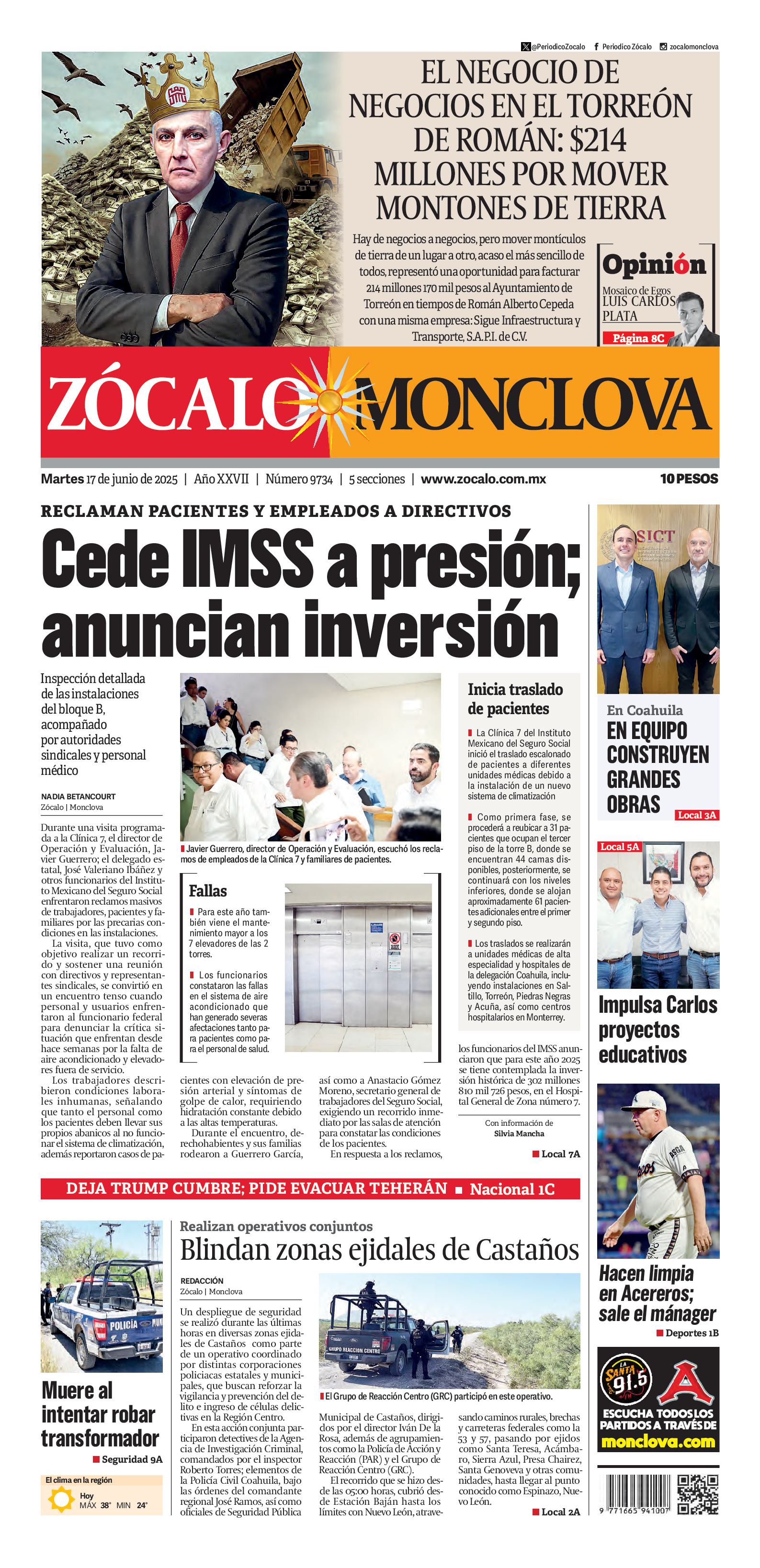 Monclova edición impresa