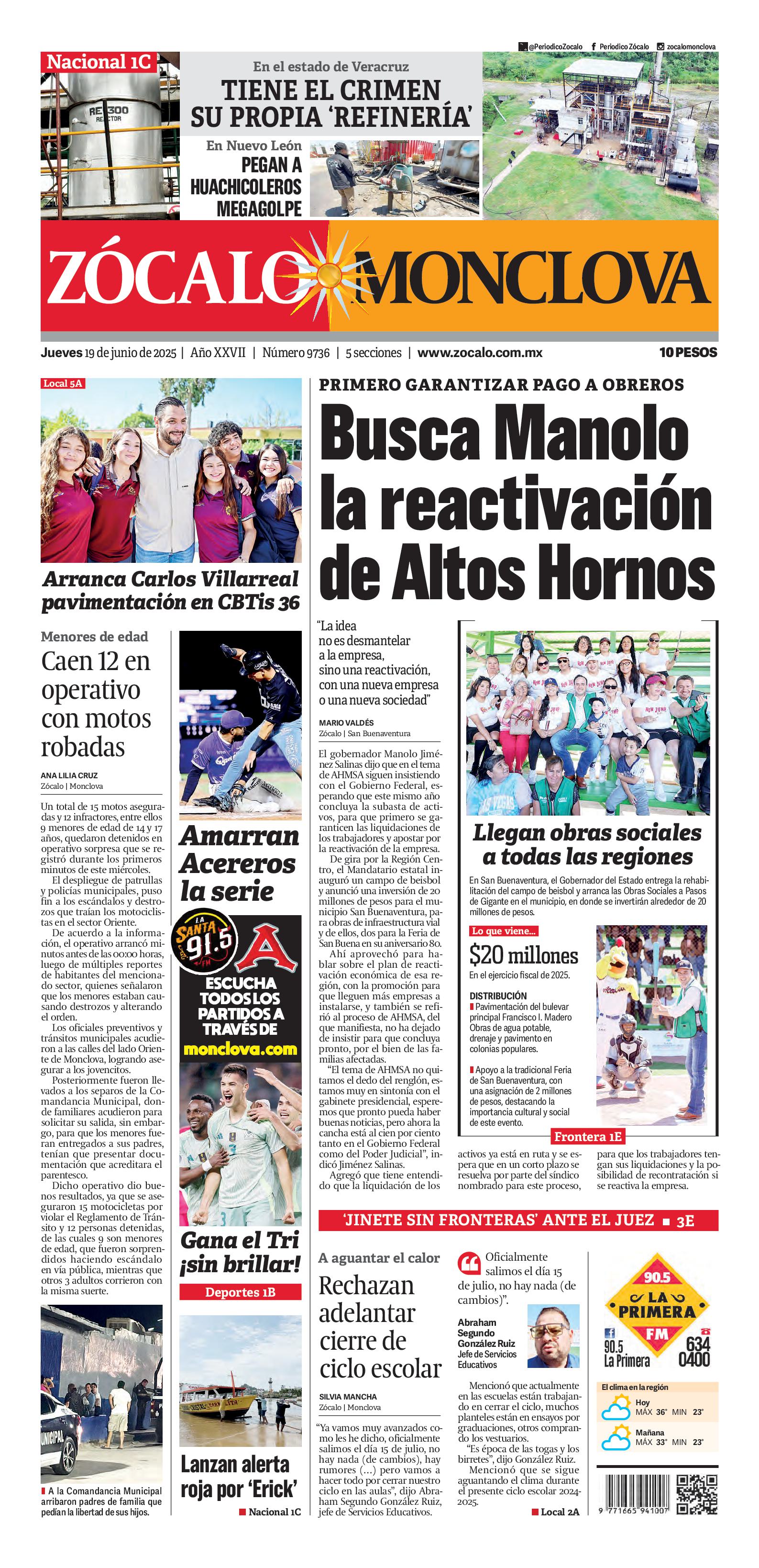 Monclova edición impresa