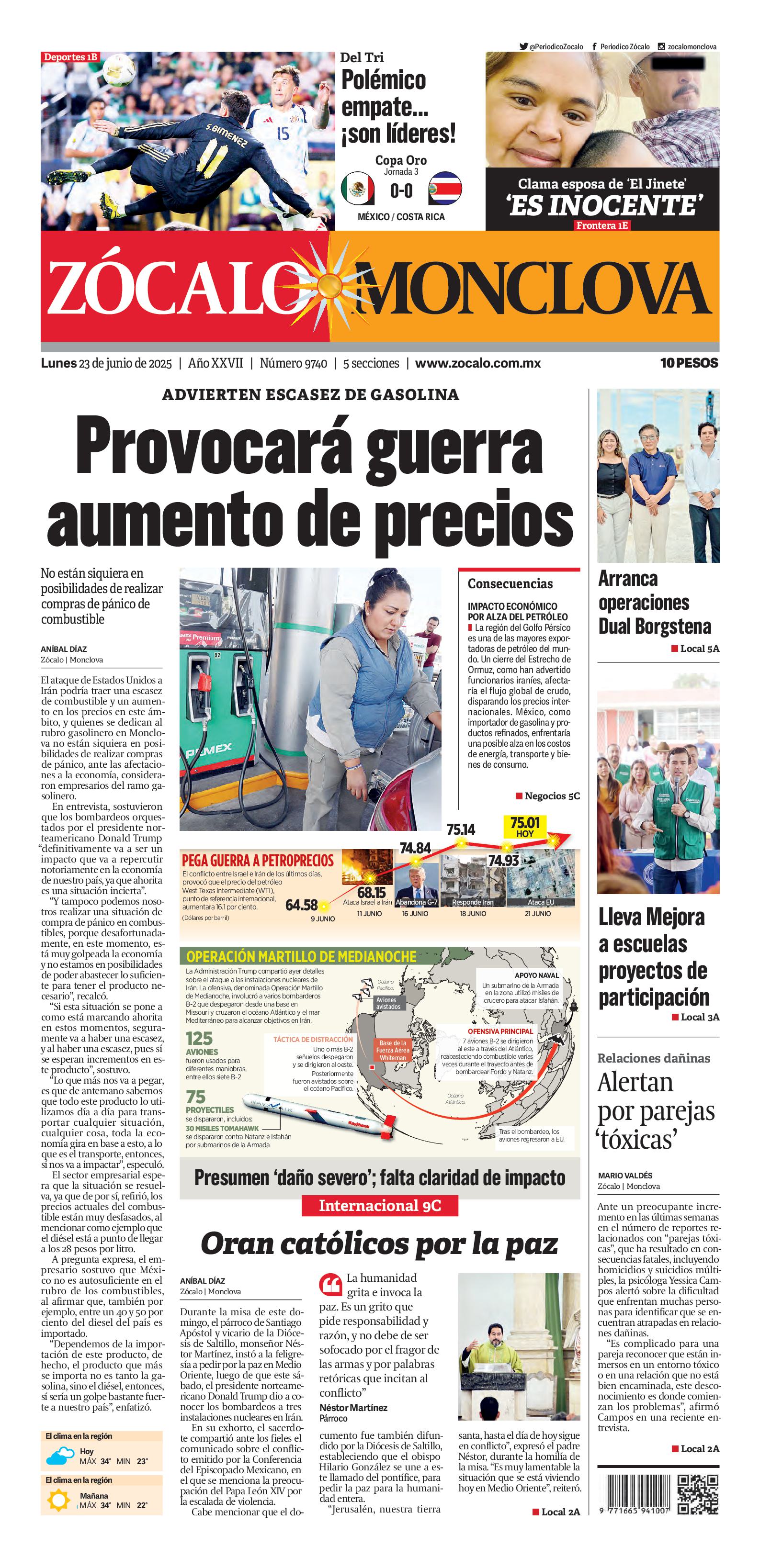 Monclova edición impresa