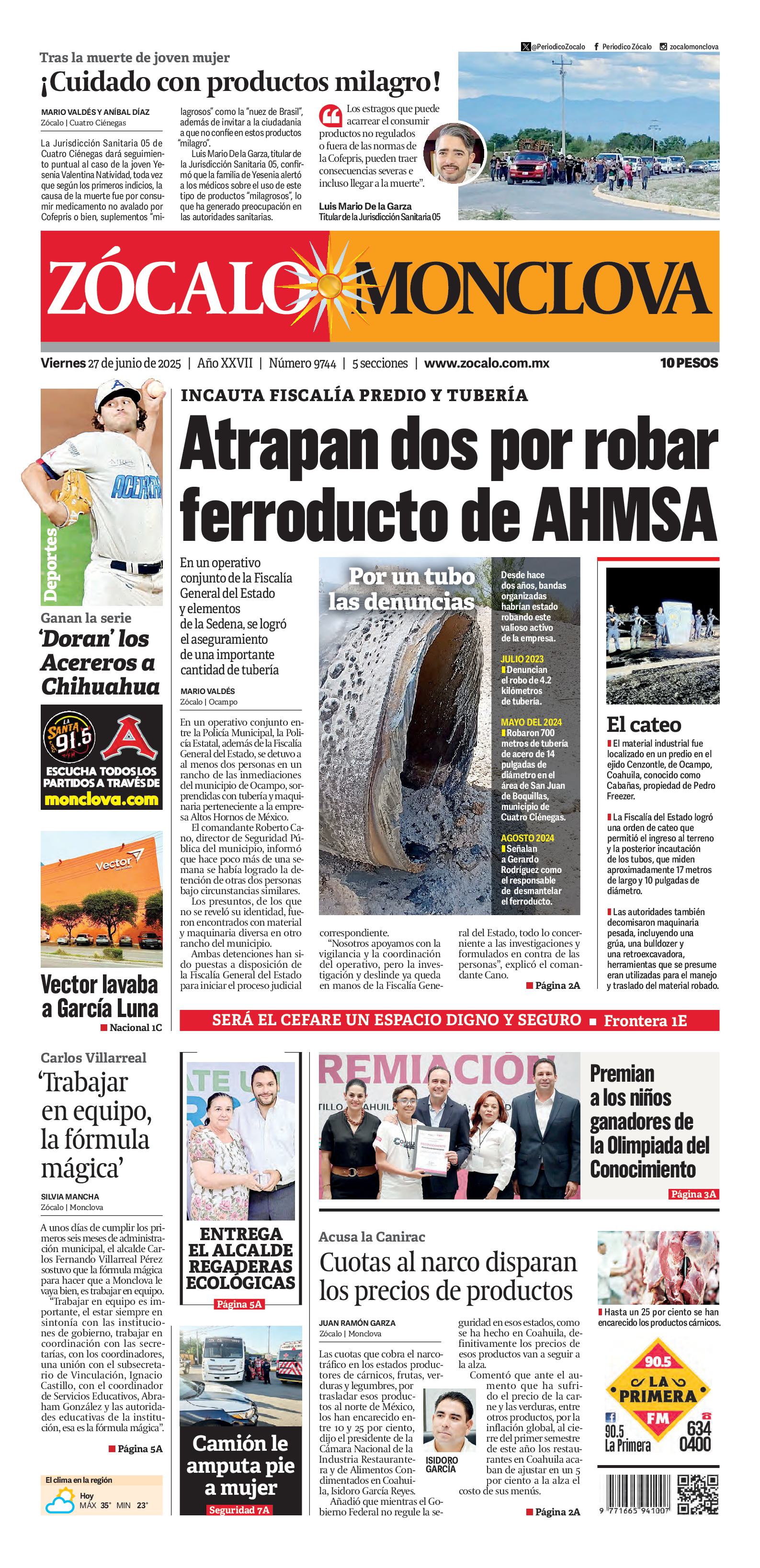 Monclova edición impresa