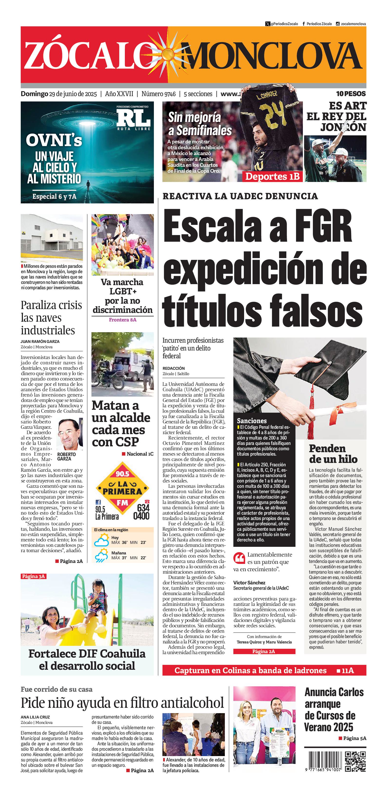 Monclova edición impresa