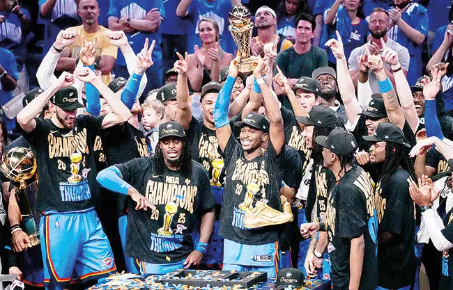 La temporada de Oklahoma quedará para la historia en los libros de la NBA