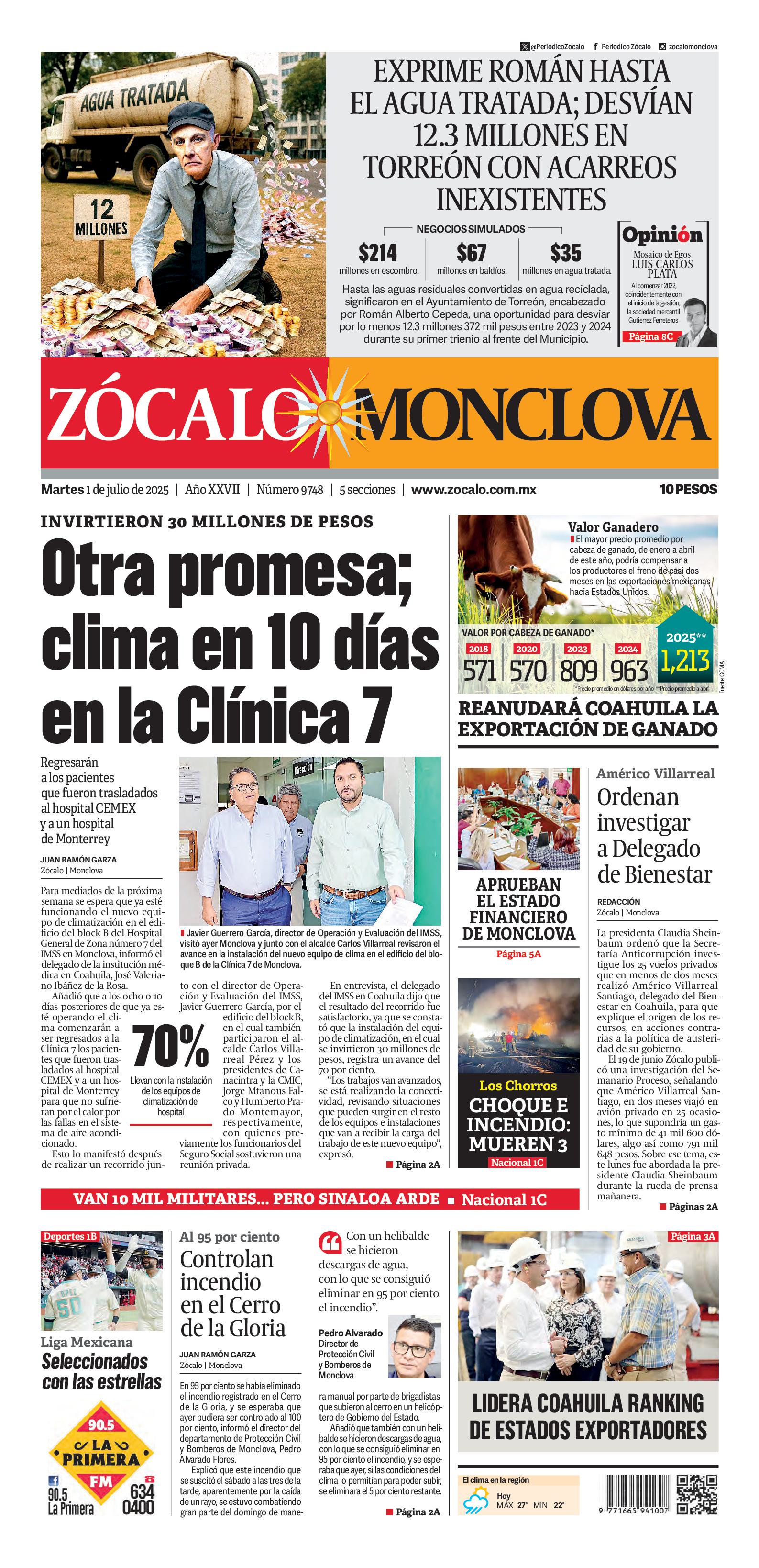 Monclova edición impresa
